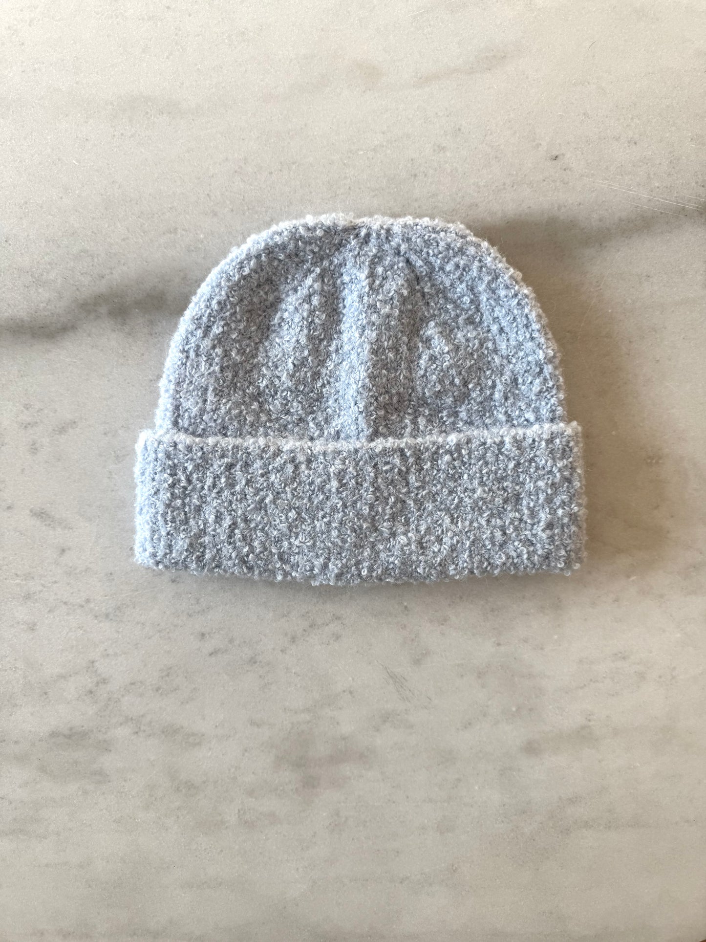 WOOL BOUCLE BEANIE