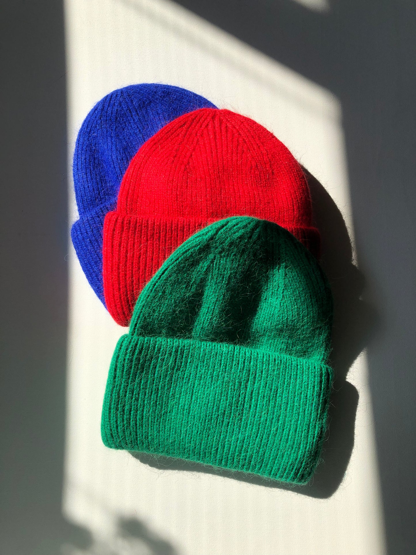 ROYAL ANGORA BEANIE - crystal brights