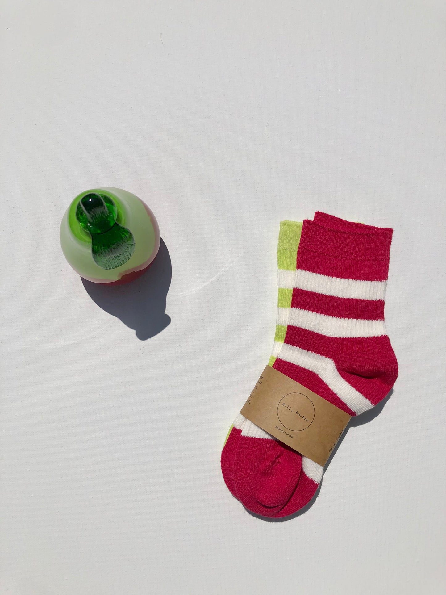 KIDS POP STRIPE SOCKS: PACK OF 2