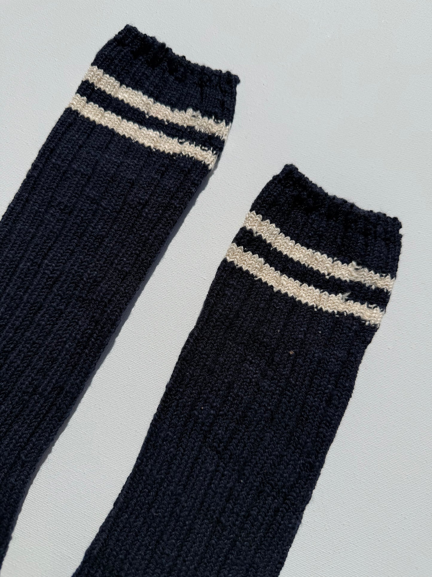 SLUB COTTON COLLEGE SOCKS - end of August