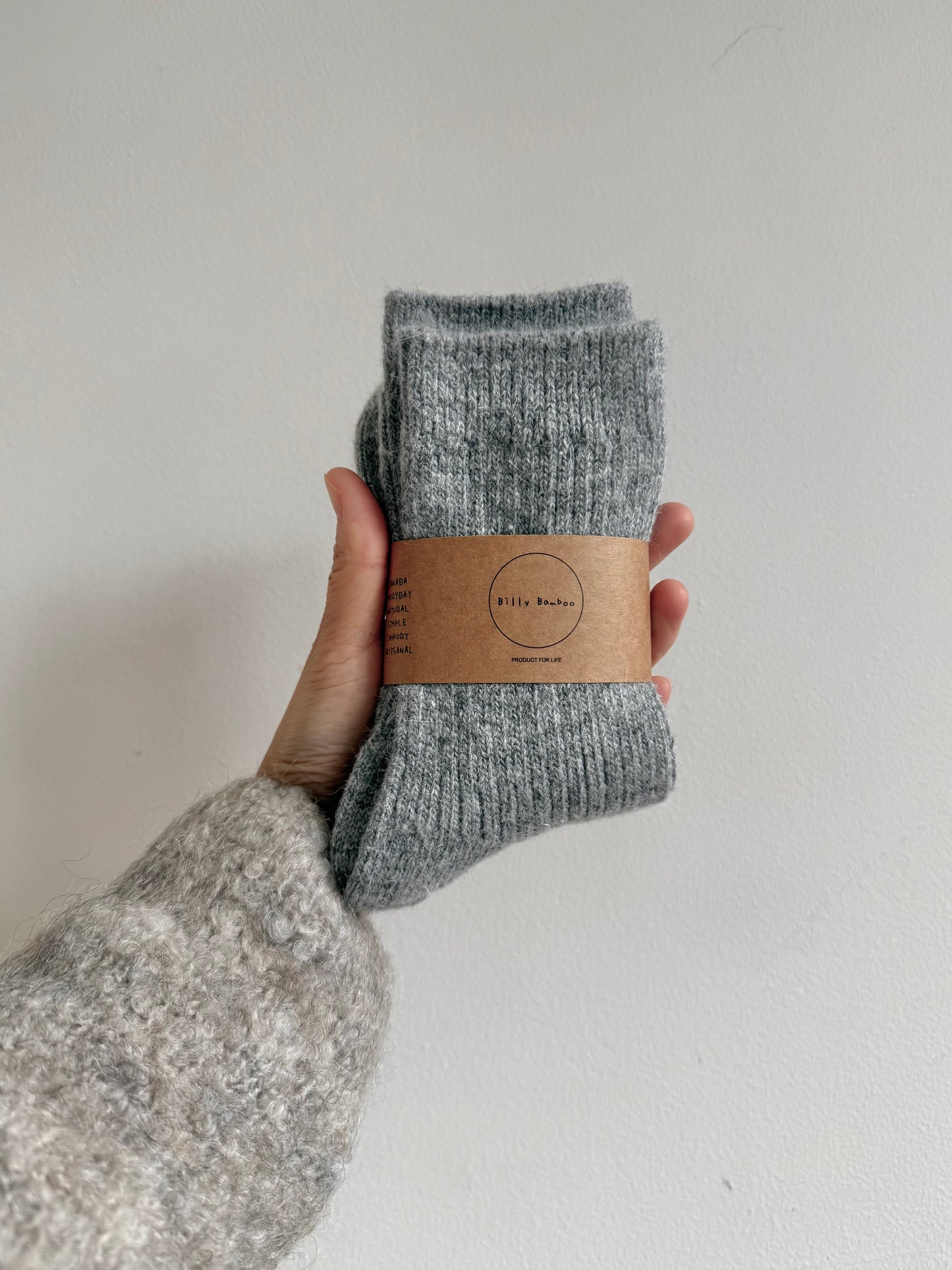 ICELAND WOOL SOCKS - neutral