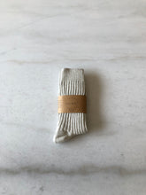 Load image into Gallery viewer, RIBBED COTTON HIGH SOCKS - neutral