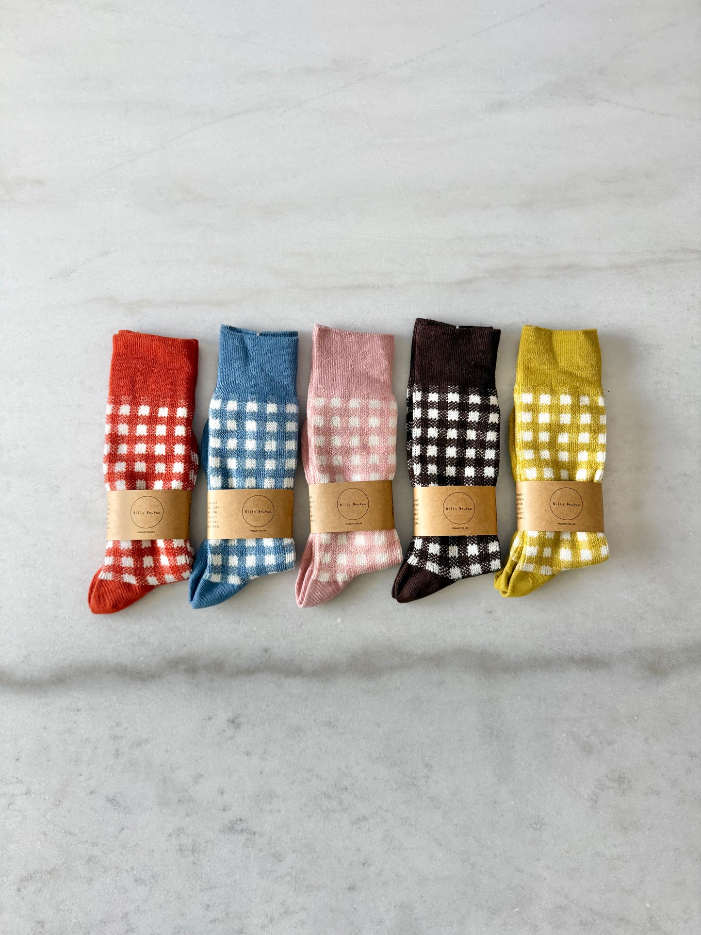 RETRO PLAID SOCKS - August 15th 2026