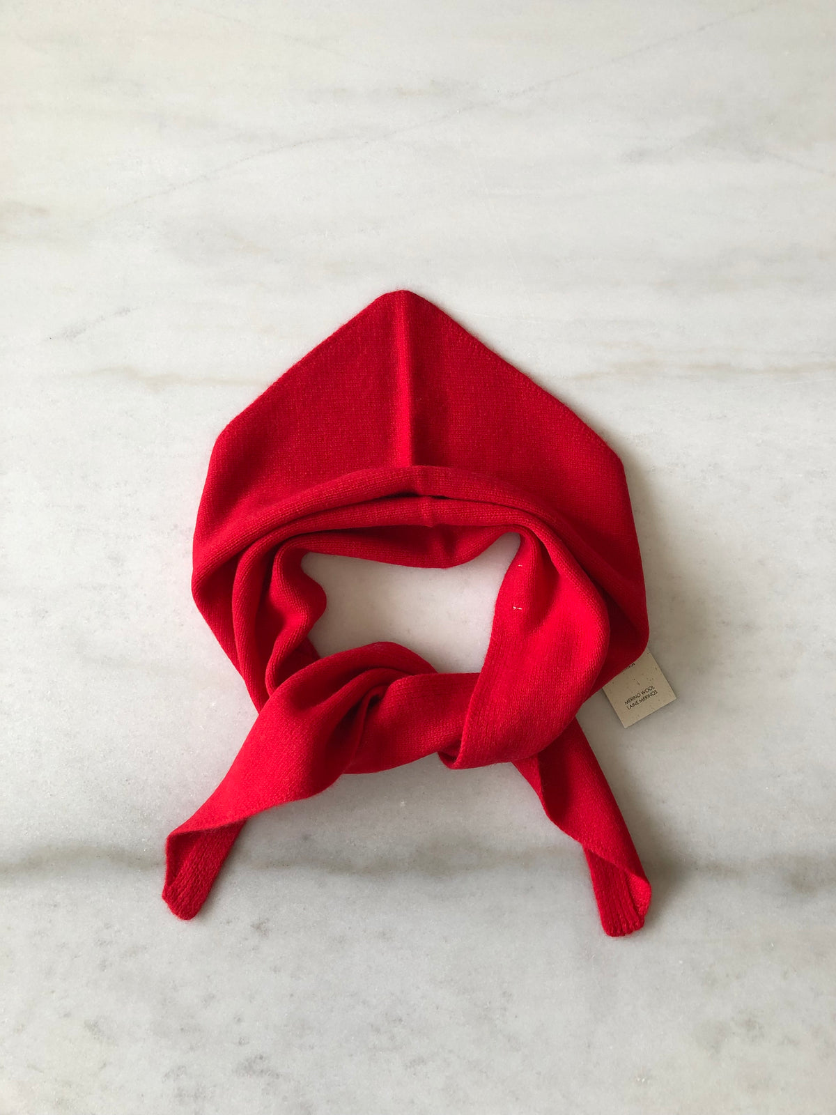 MERINO WOOL CRAVAT SCARF - End of September