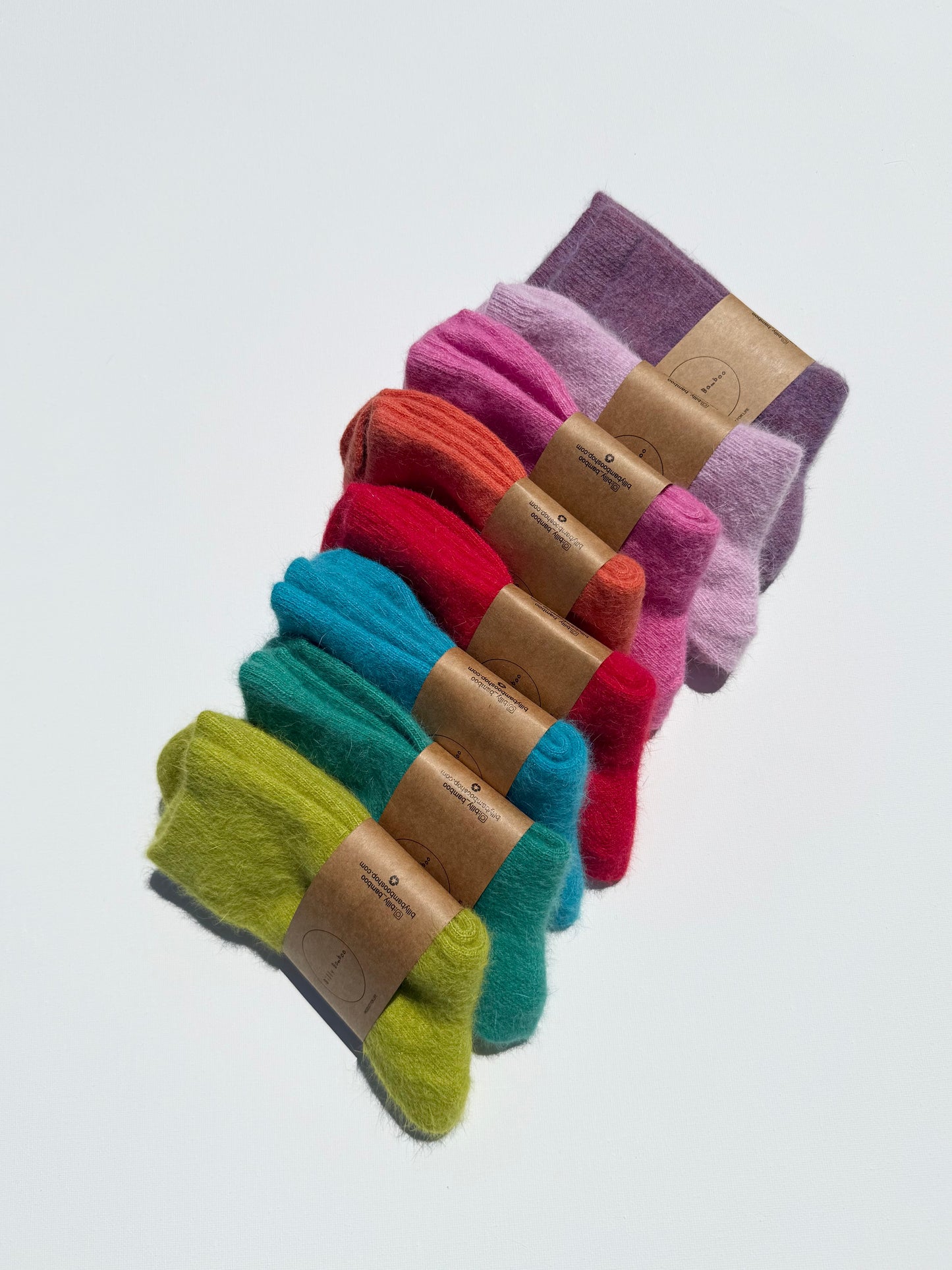 FLUFFY ANGORA SOCKS