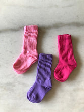 Load image into Gallery viewer, TODDLER COLOR SOCK - pack of 3