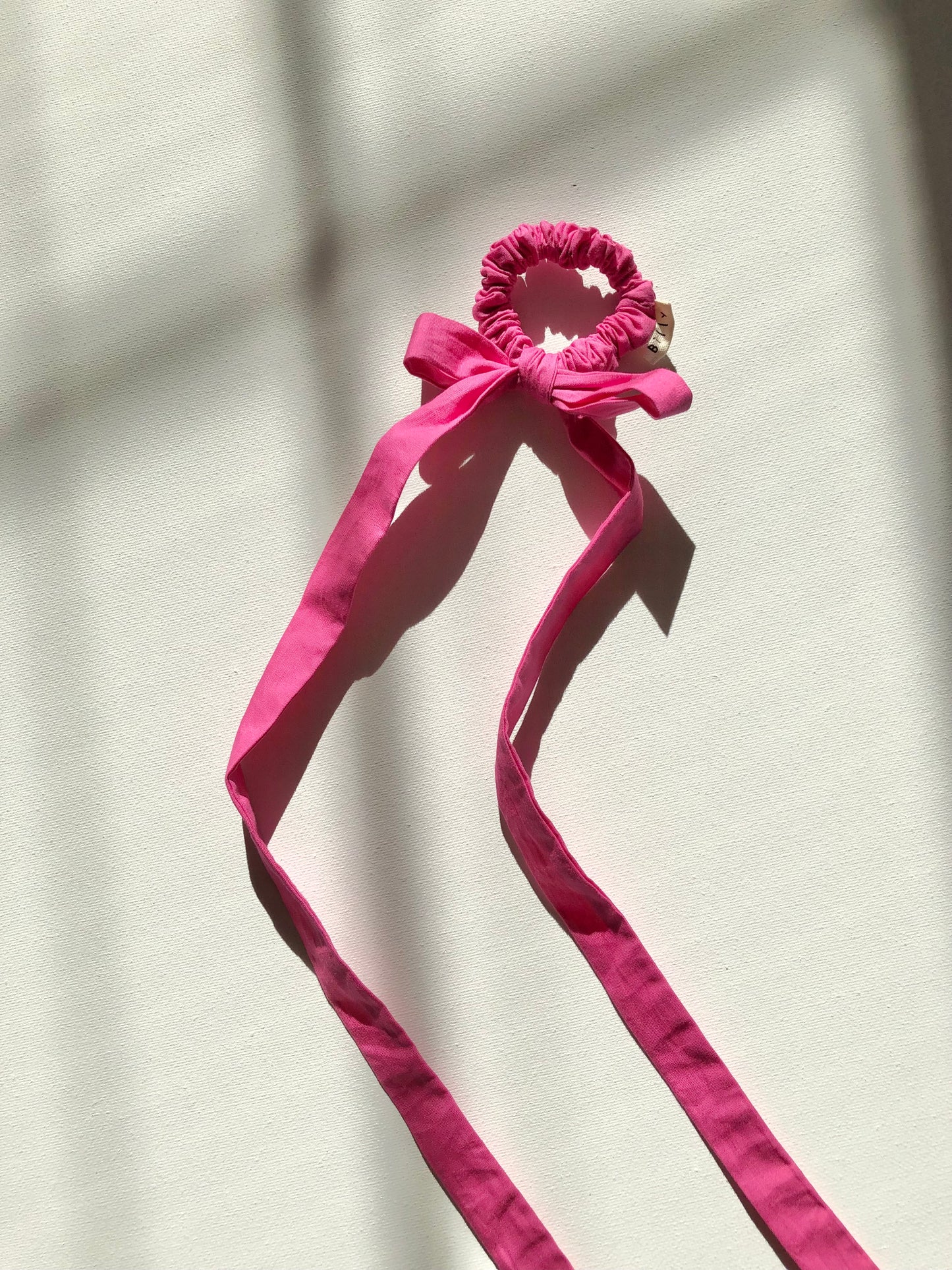 COTTON POPLIN MINI BOW SCRUNCHIES