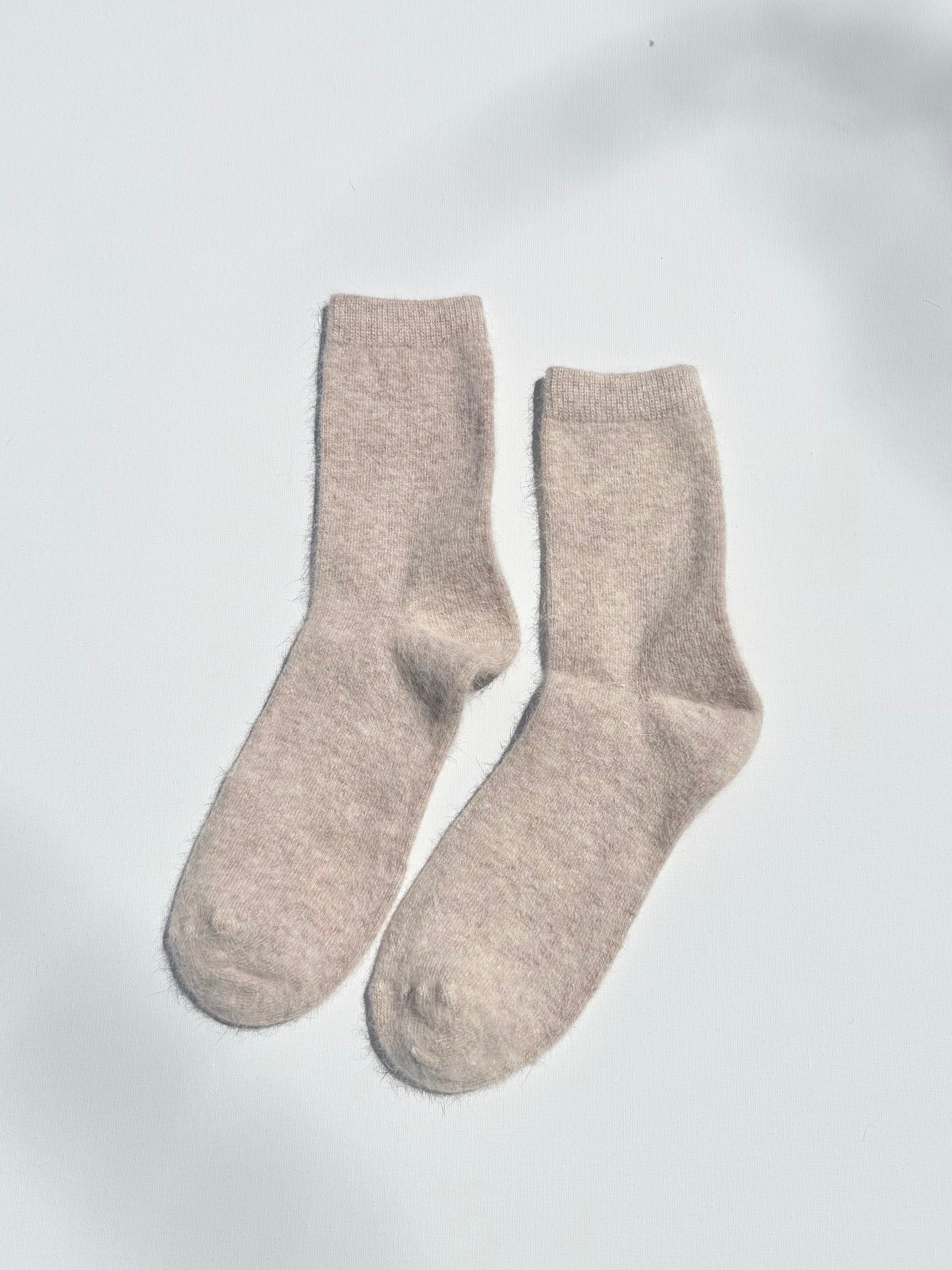 FLUFFY ANGORA SOCKS