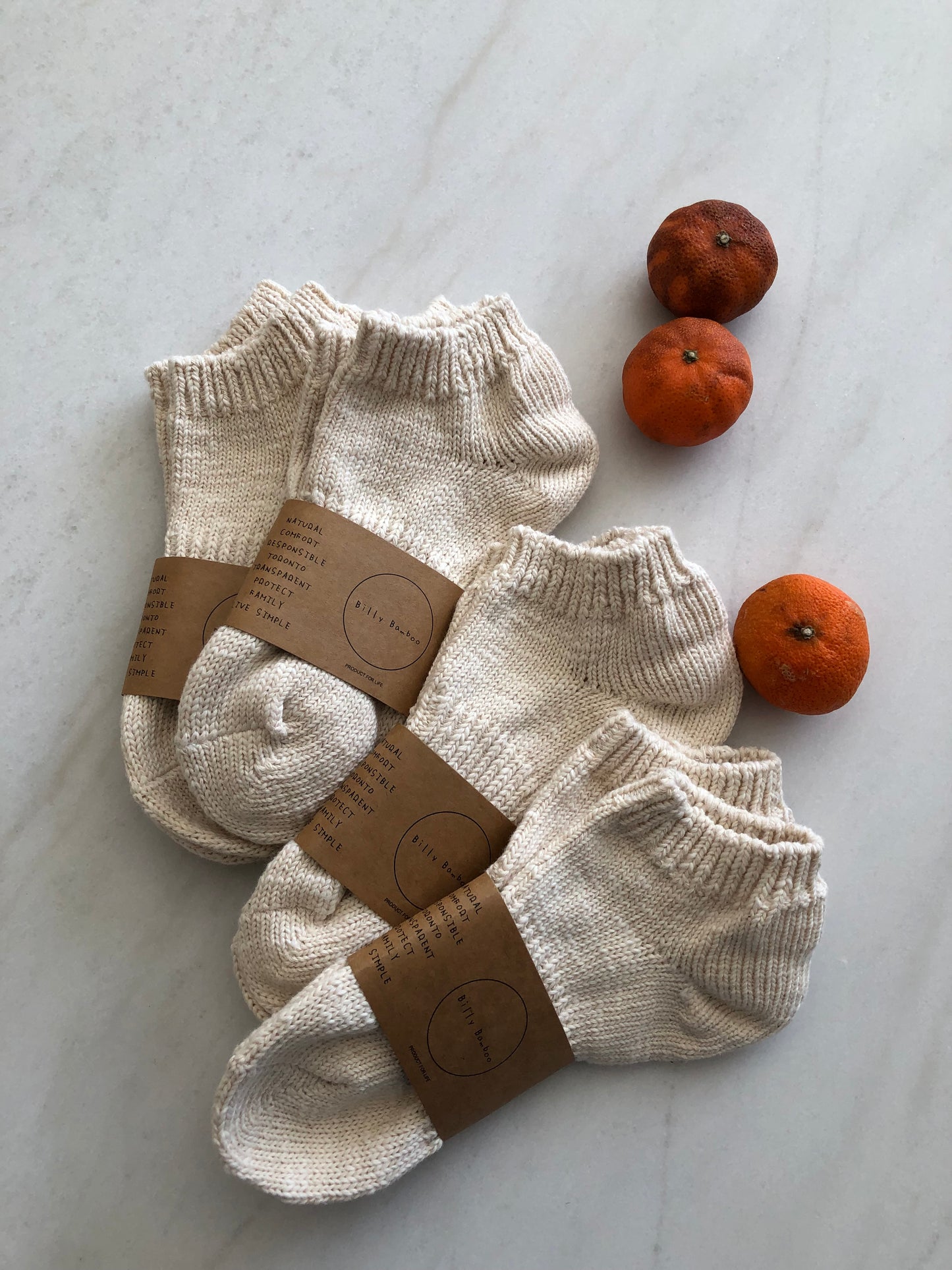 ORGANIC SLUB COTTON SOCKS