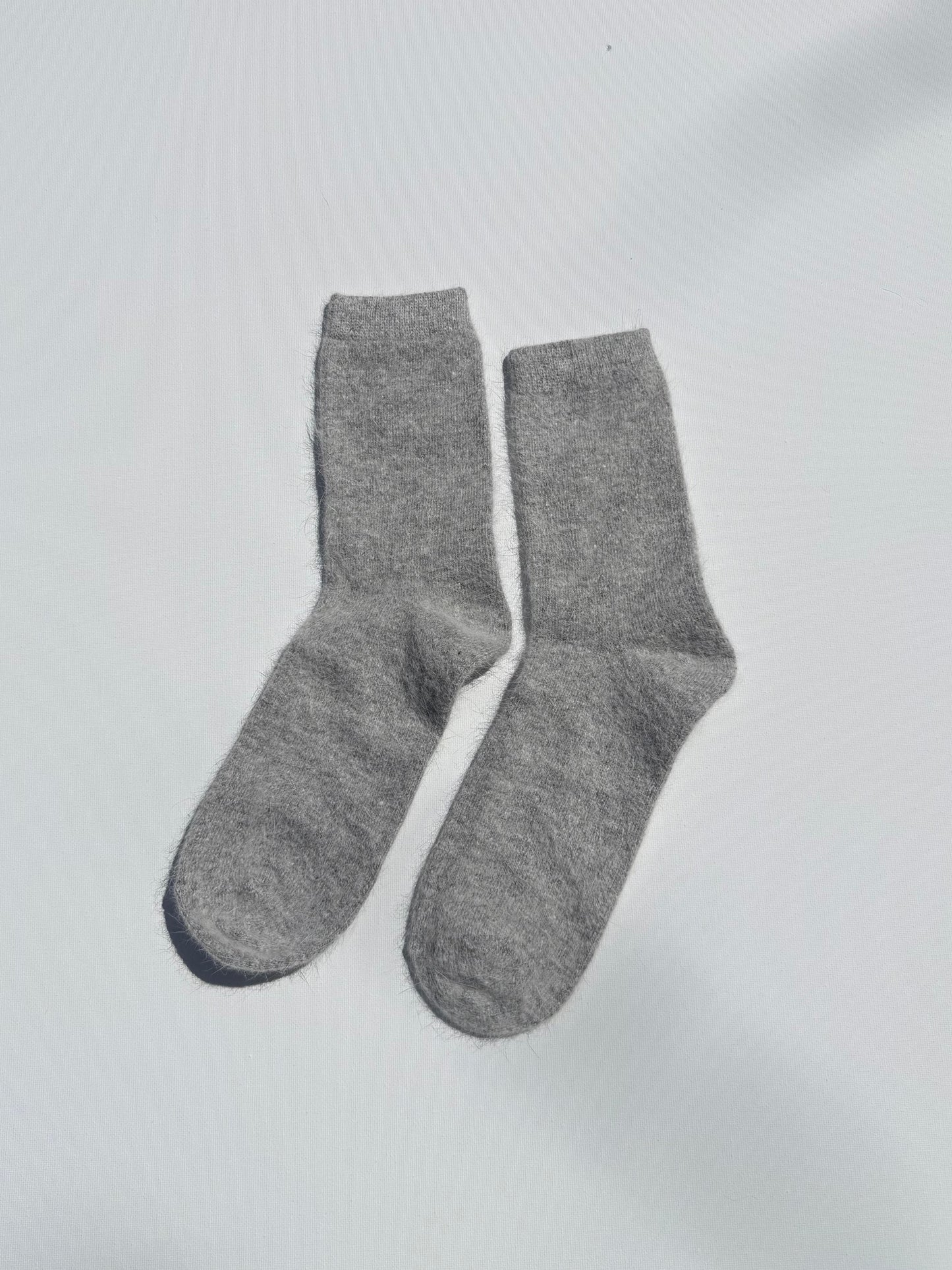 FLUFFY ANGORA SOCKS