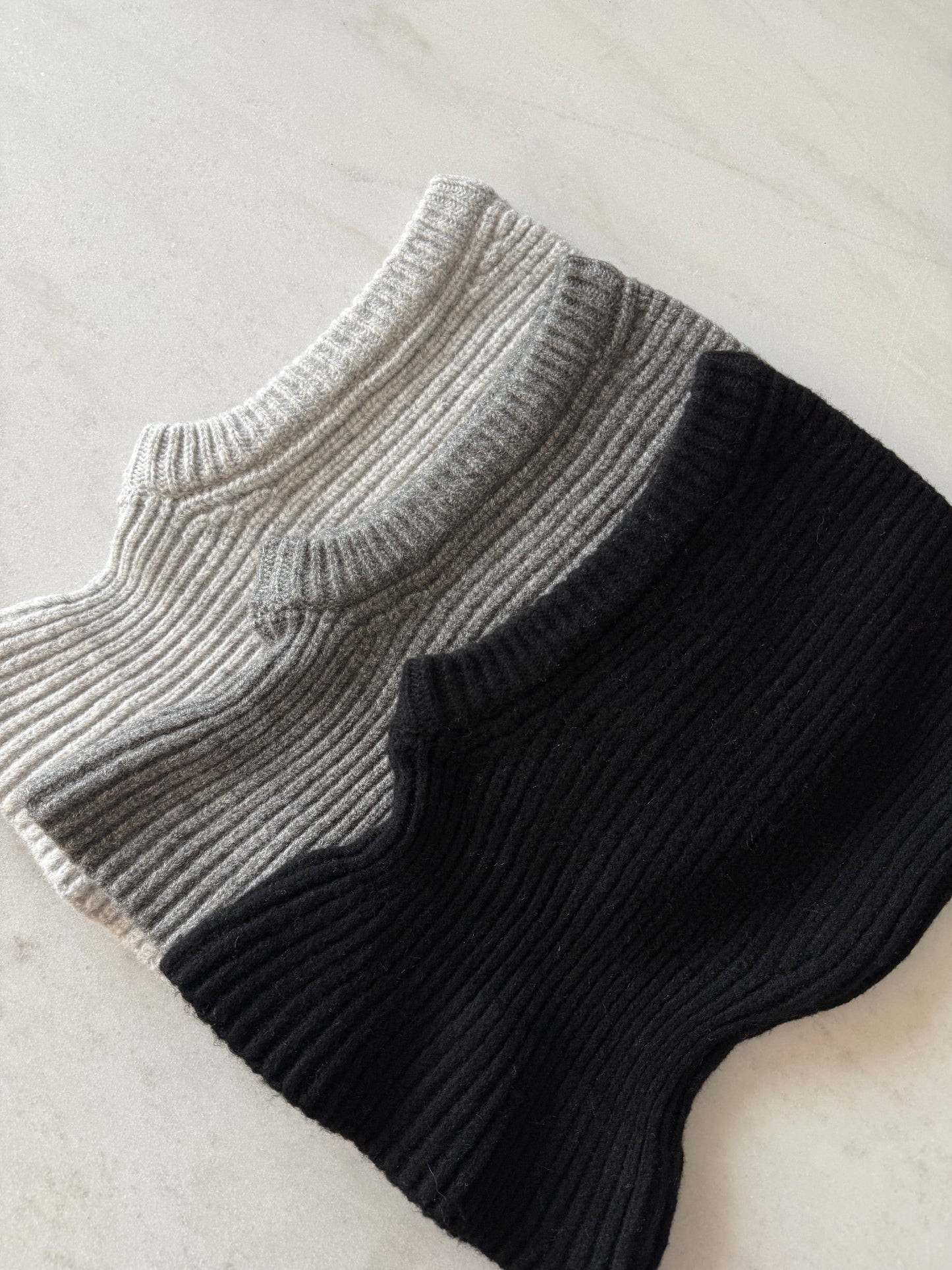 FUZZY ALPACA BALACLAVA - neutral