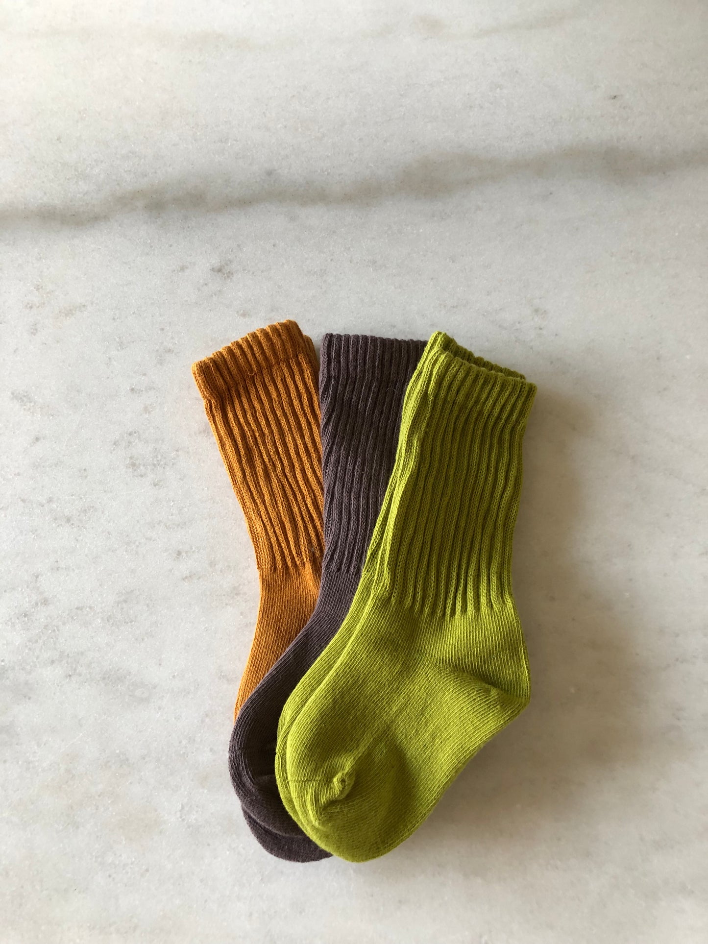 TODDLER RIBBED COTTON SOCK - Pack of 3