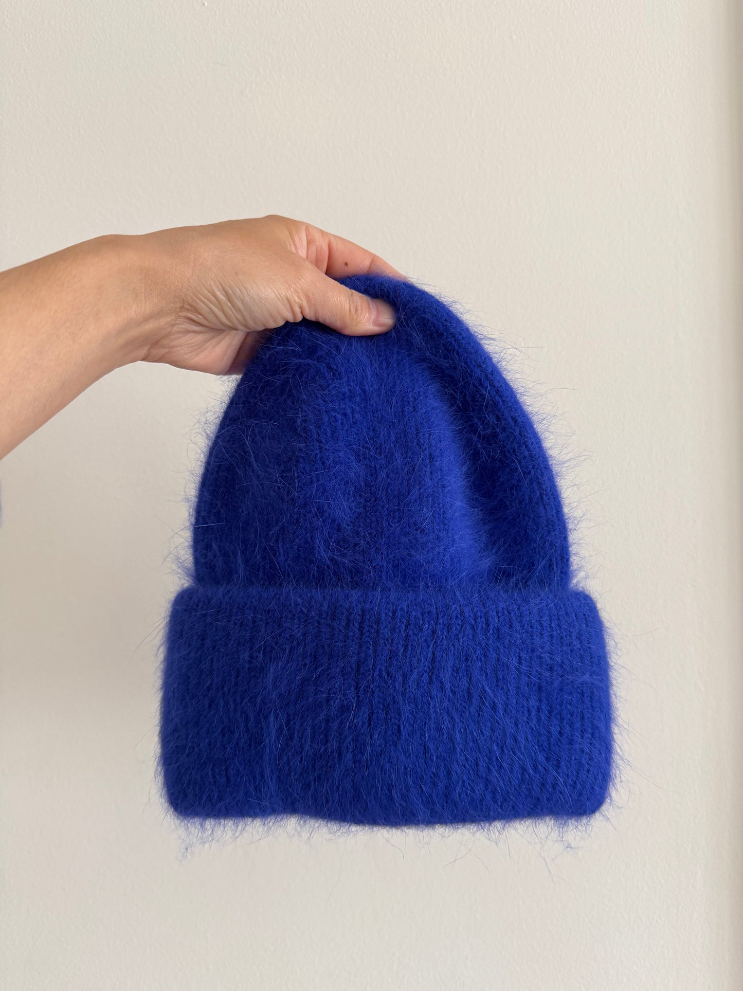 FLUFFY ANGORA BEANIE -  Mid of Oct