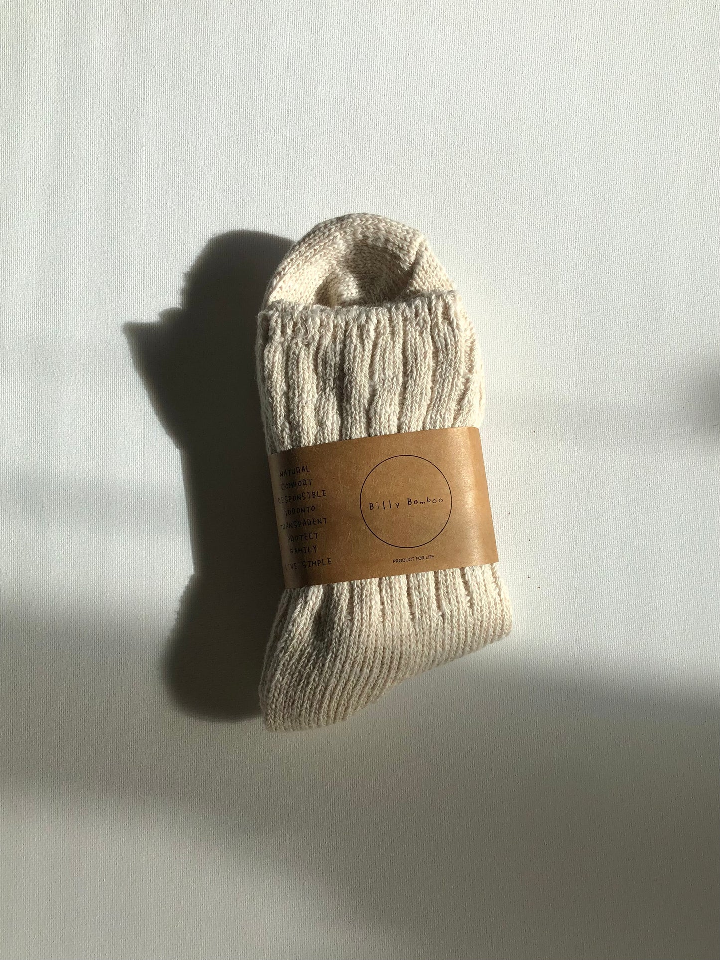 ORGANIC SLUB COTTON SOCKS