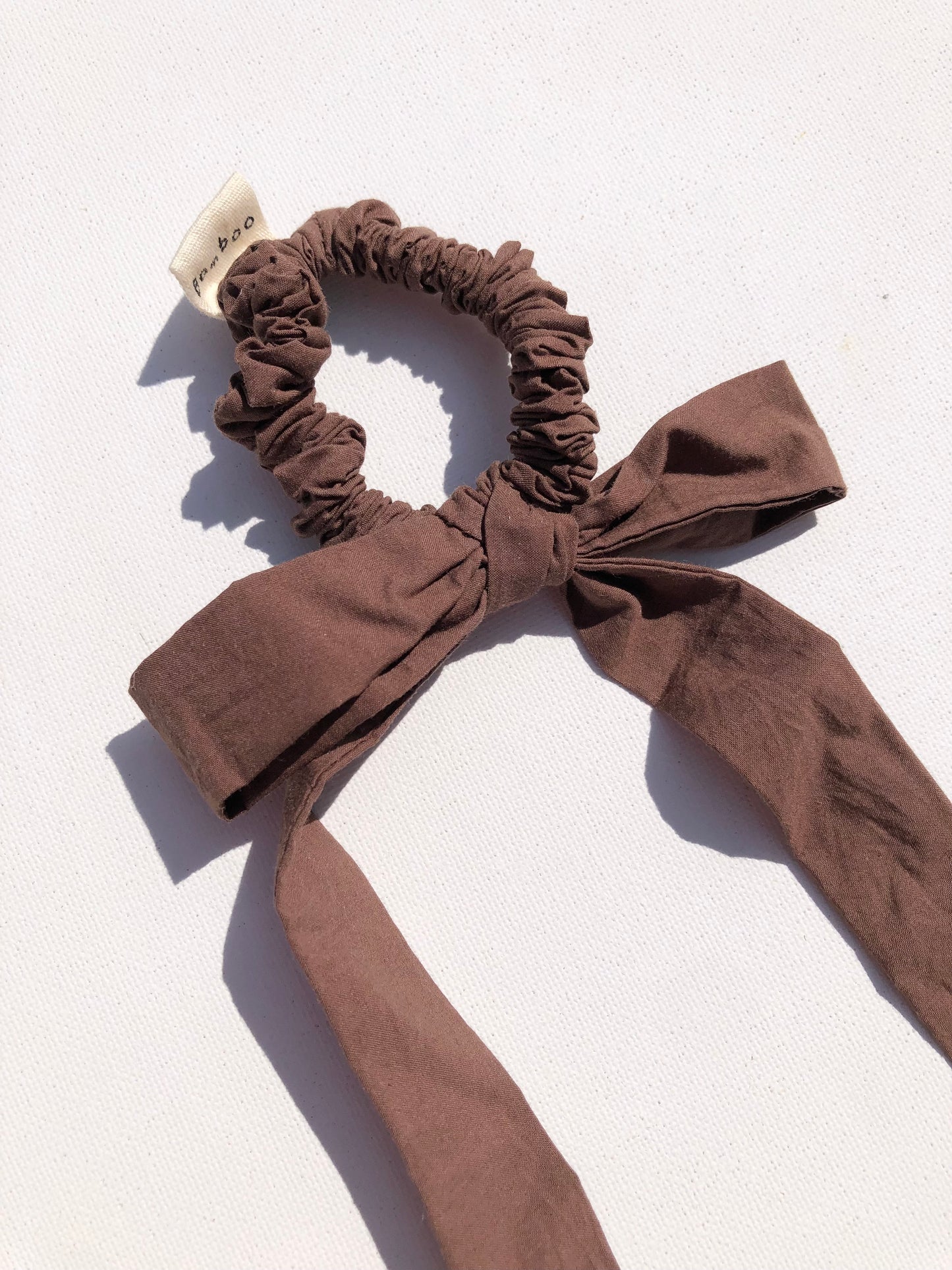 COTTON POPLIN MINI BOW SCRUNCHIES