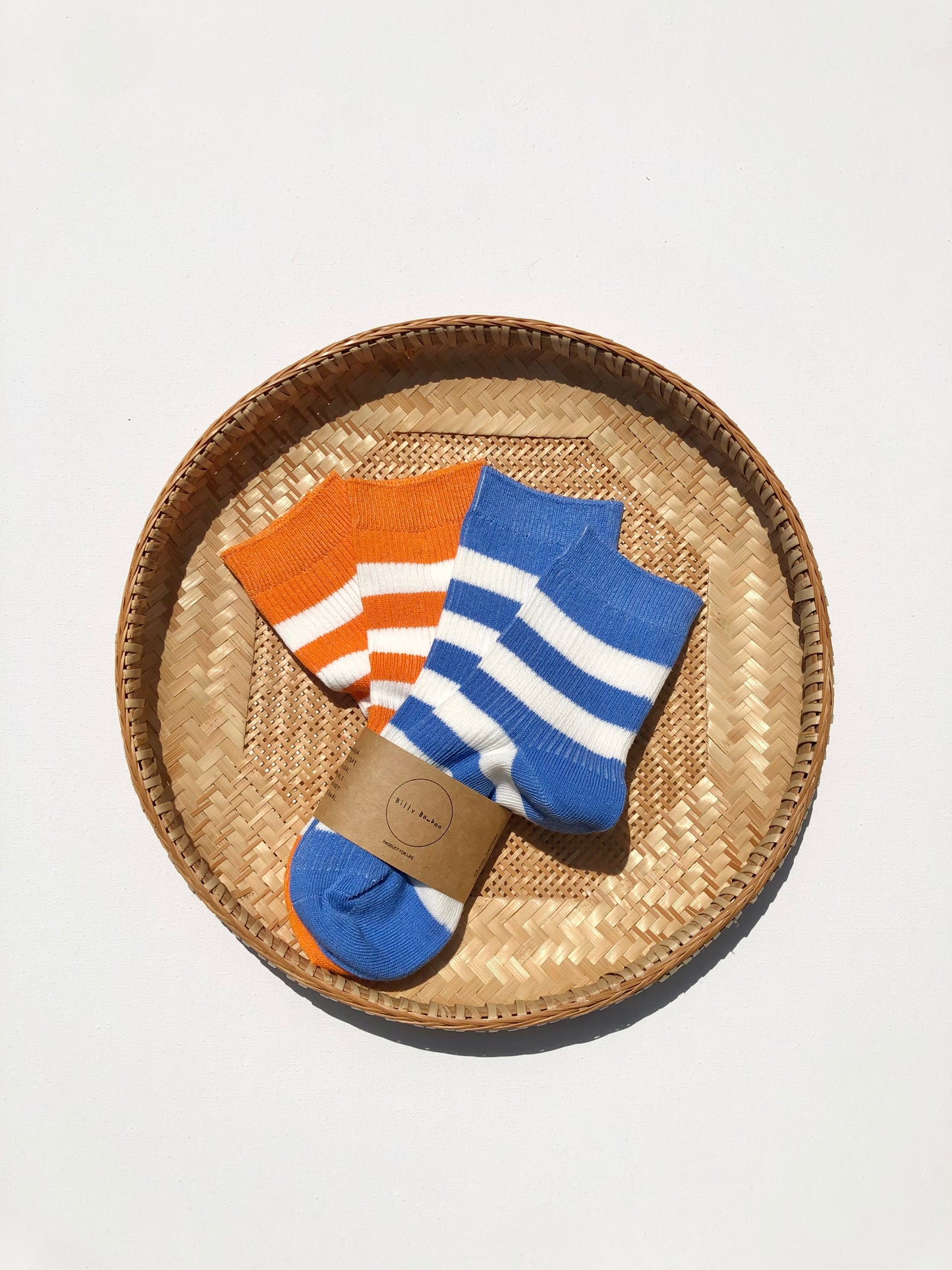 KIDS POP STRIPE SOCKS: PACK OF 2