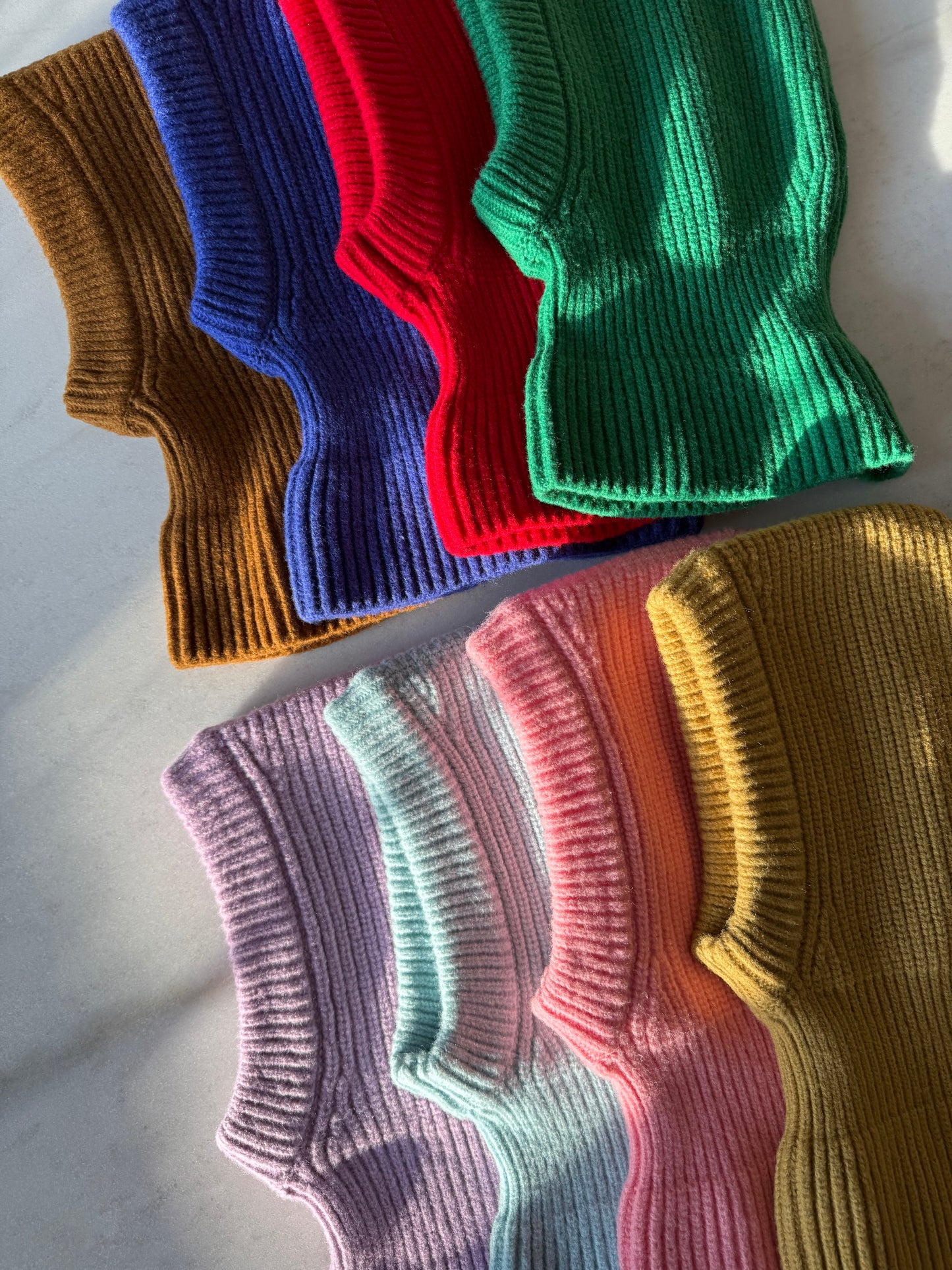 FUZZY ALPACA BALACLAVA - bright