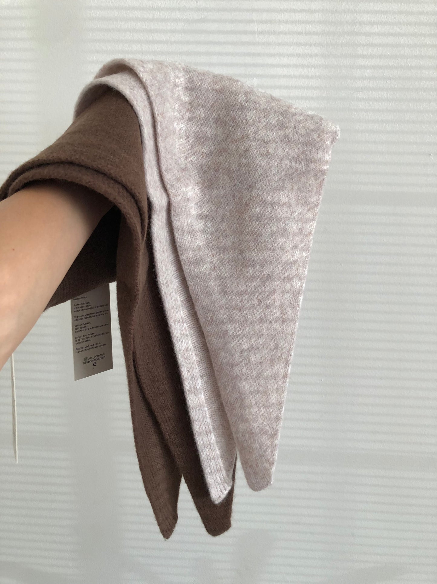 MERINO WOOL CRAVAT SCARF - End of September