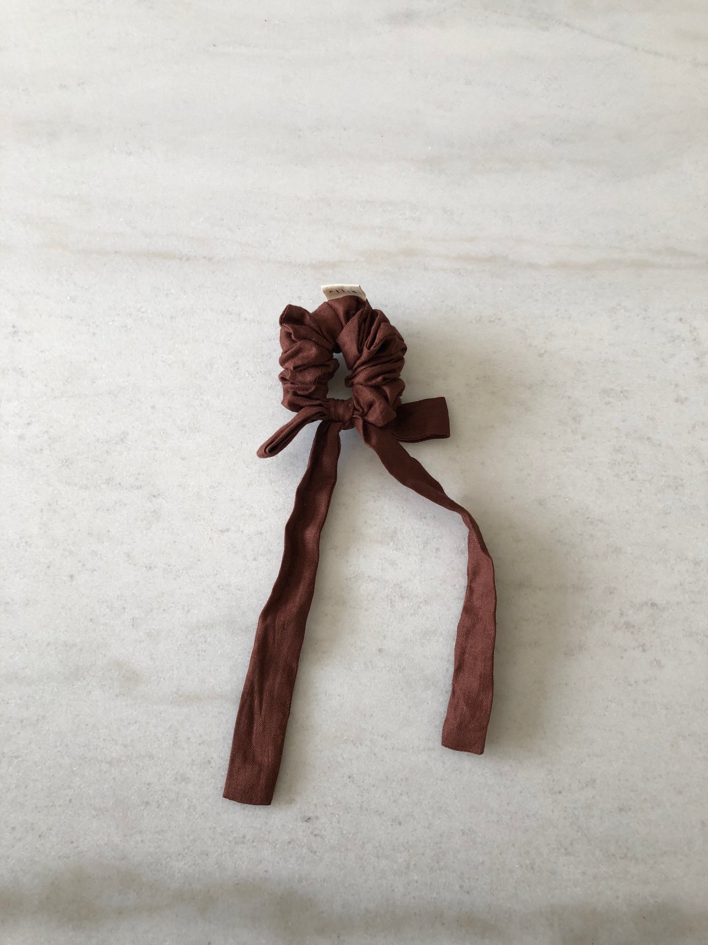 PURE LINEN SCRUNCHIES - neutral