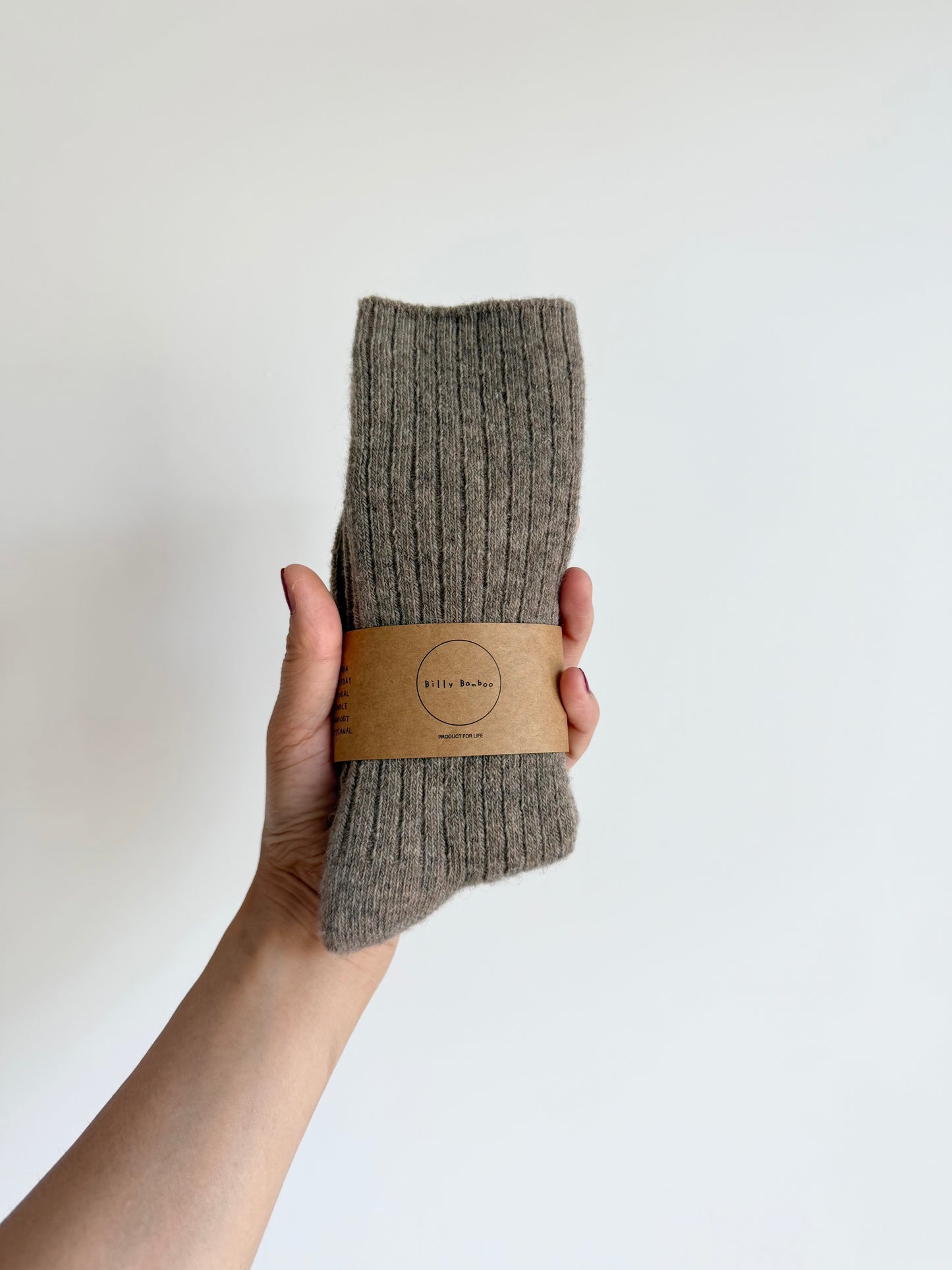 ICELAND WOOL HIGH SOCKS