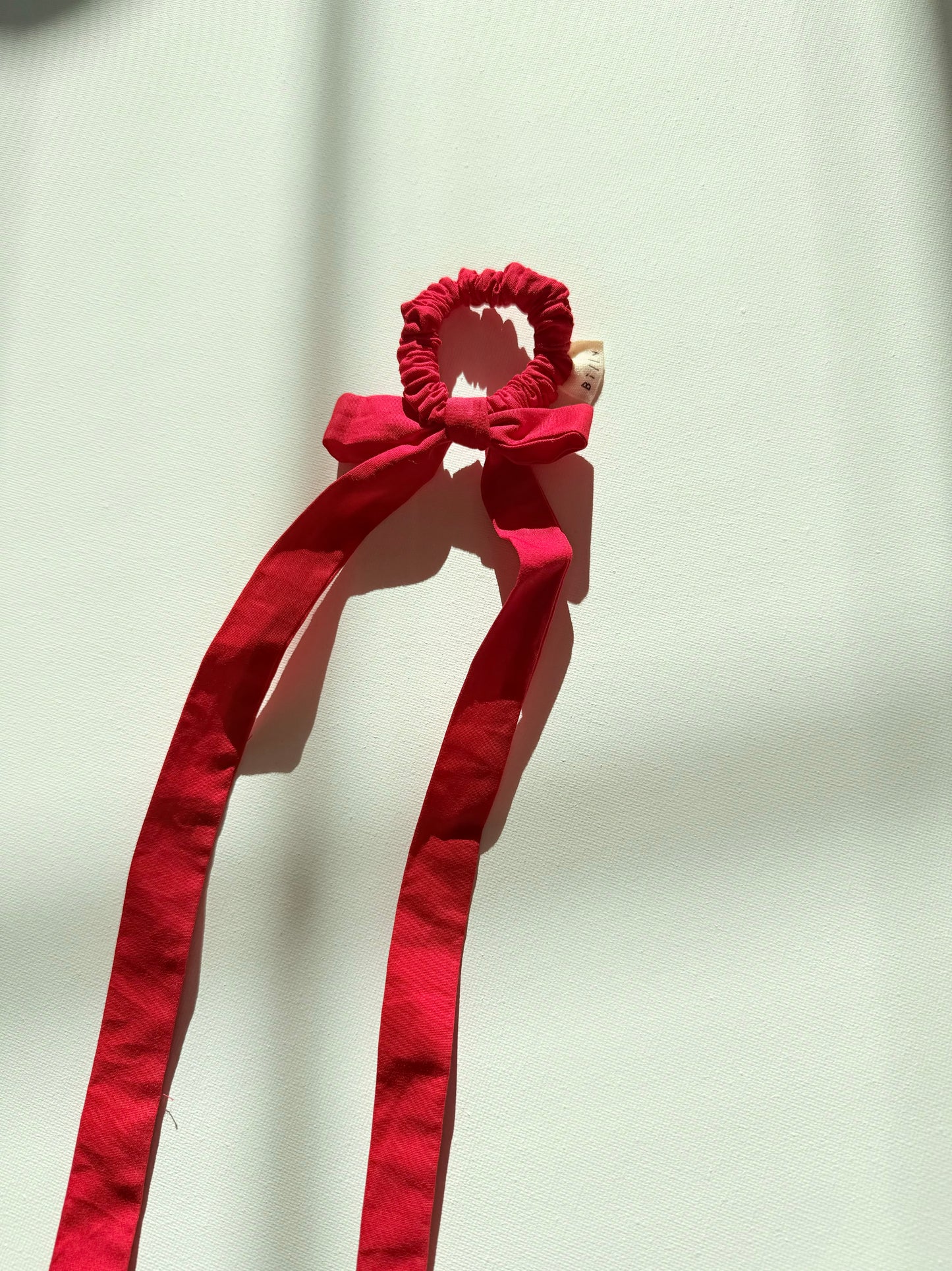 COTTON POPLIN MINI BOW SCRUNCHIES