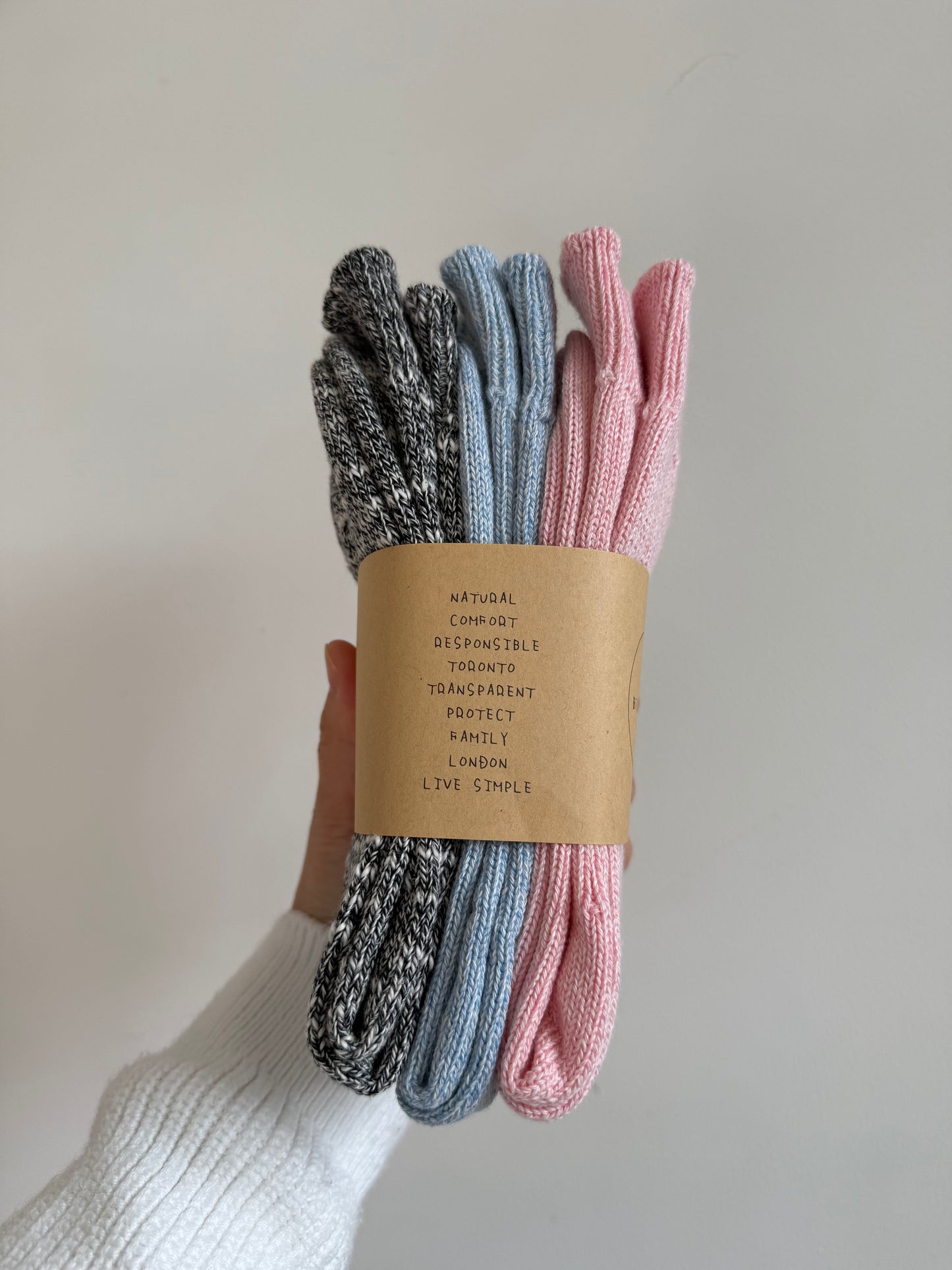 CANANA CHUNKY COTTON SOCKS (Pack of Three)