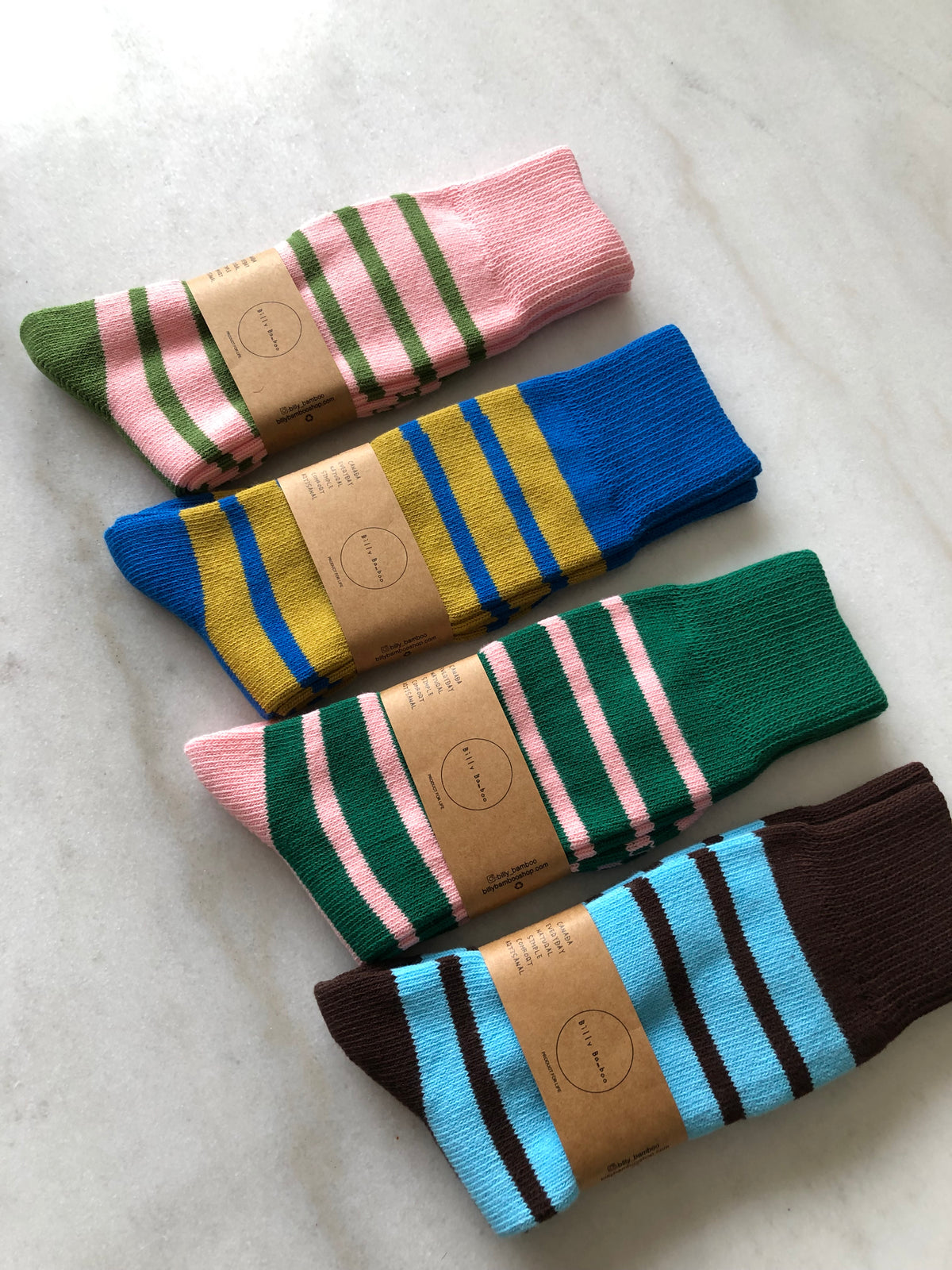 MAKINO POP STRIPE HIGH SOCKS