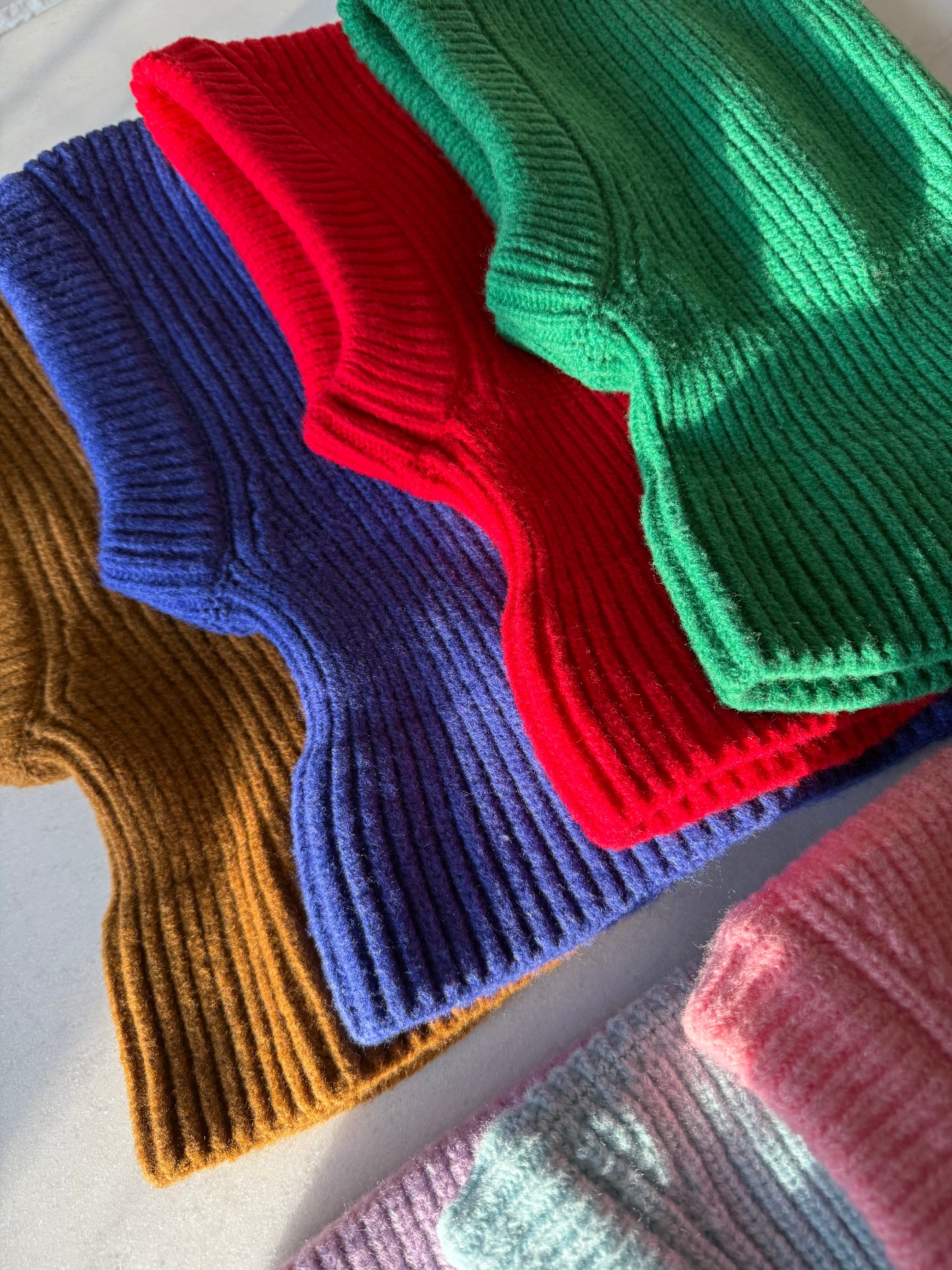 CHUNKY RIB FUZZY WOOL BALACLAVA