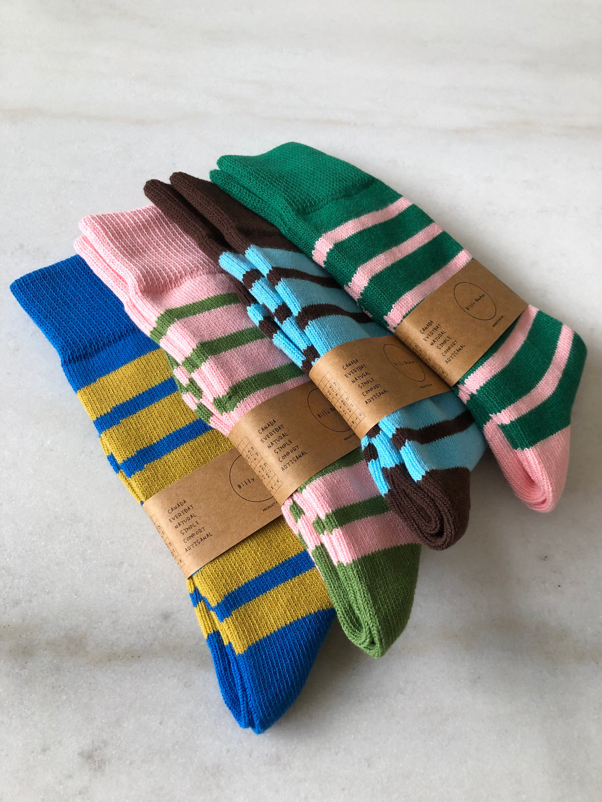 MAKINO POP STRIPE HIGH SOCKS