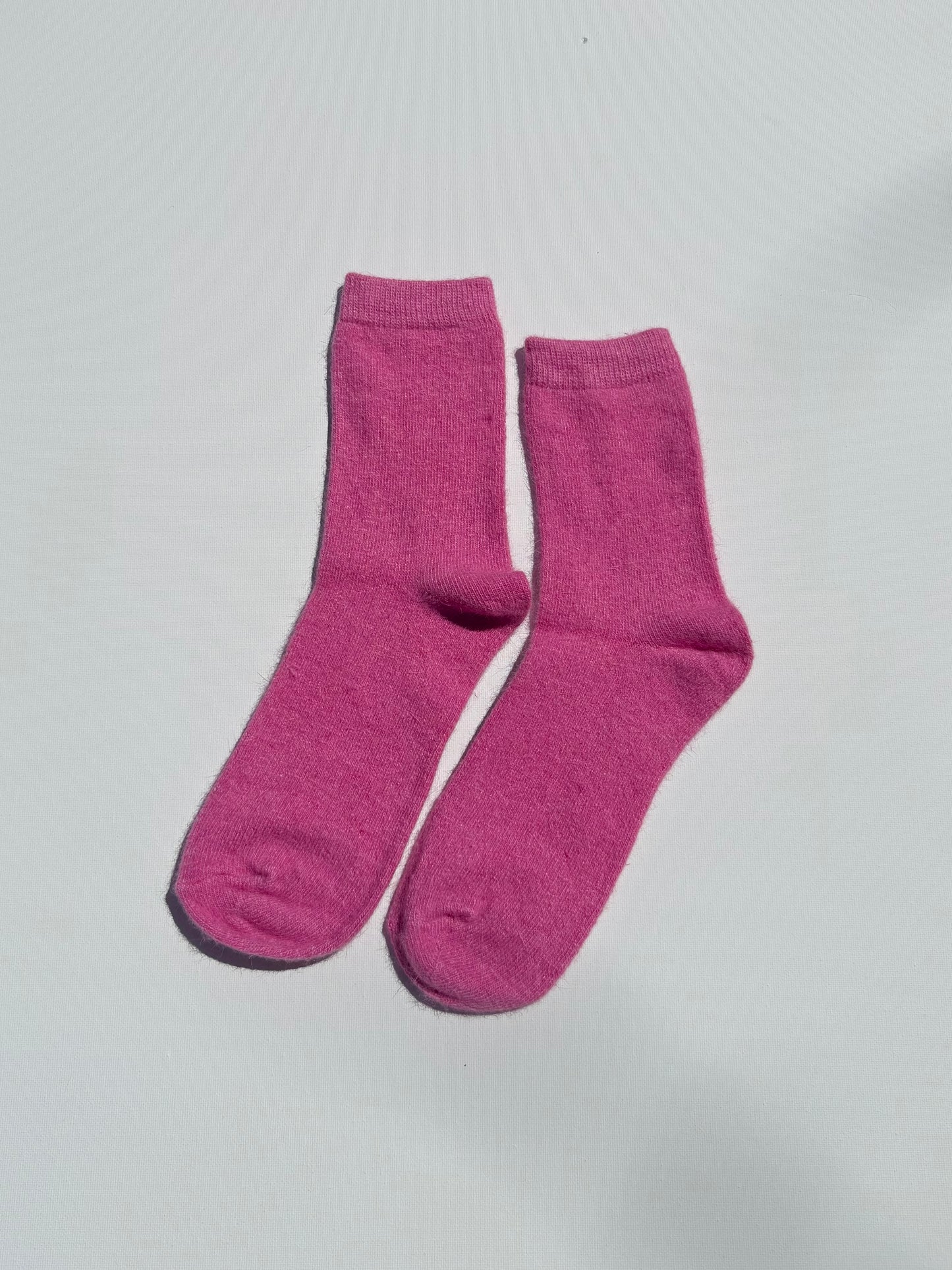 FLUFFY ANGORA SOCKS
