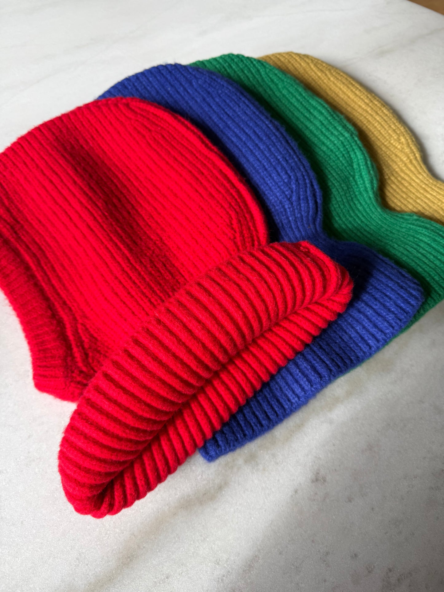 KIDS CHUNKY RIB BALACLAVA - crystal bright