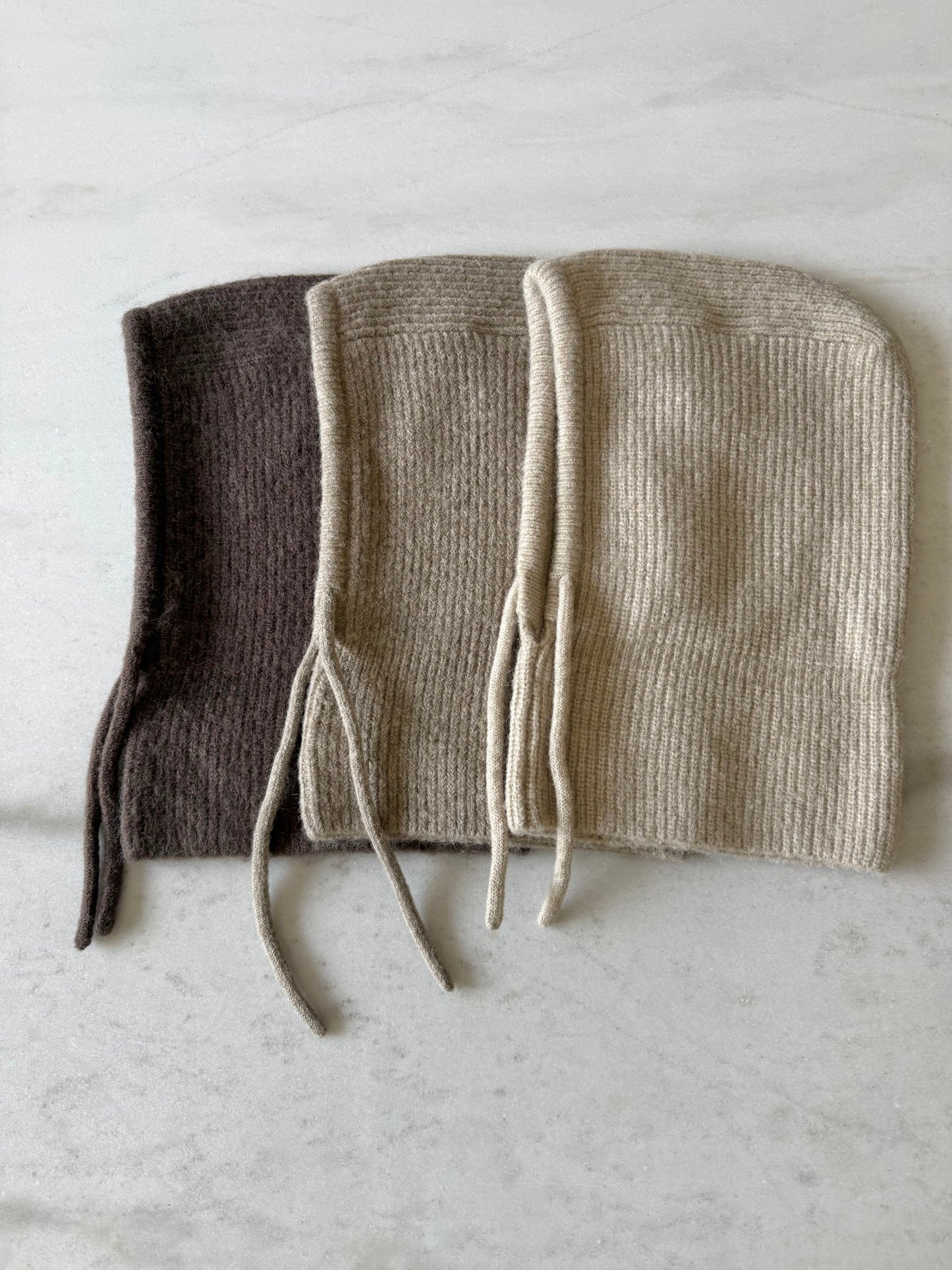 FUZZY ALPACA BALACLAVA - neutral