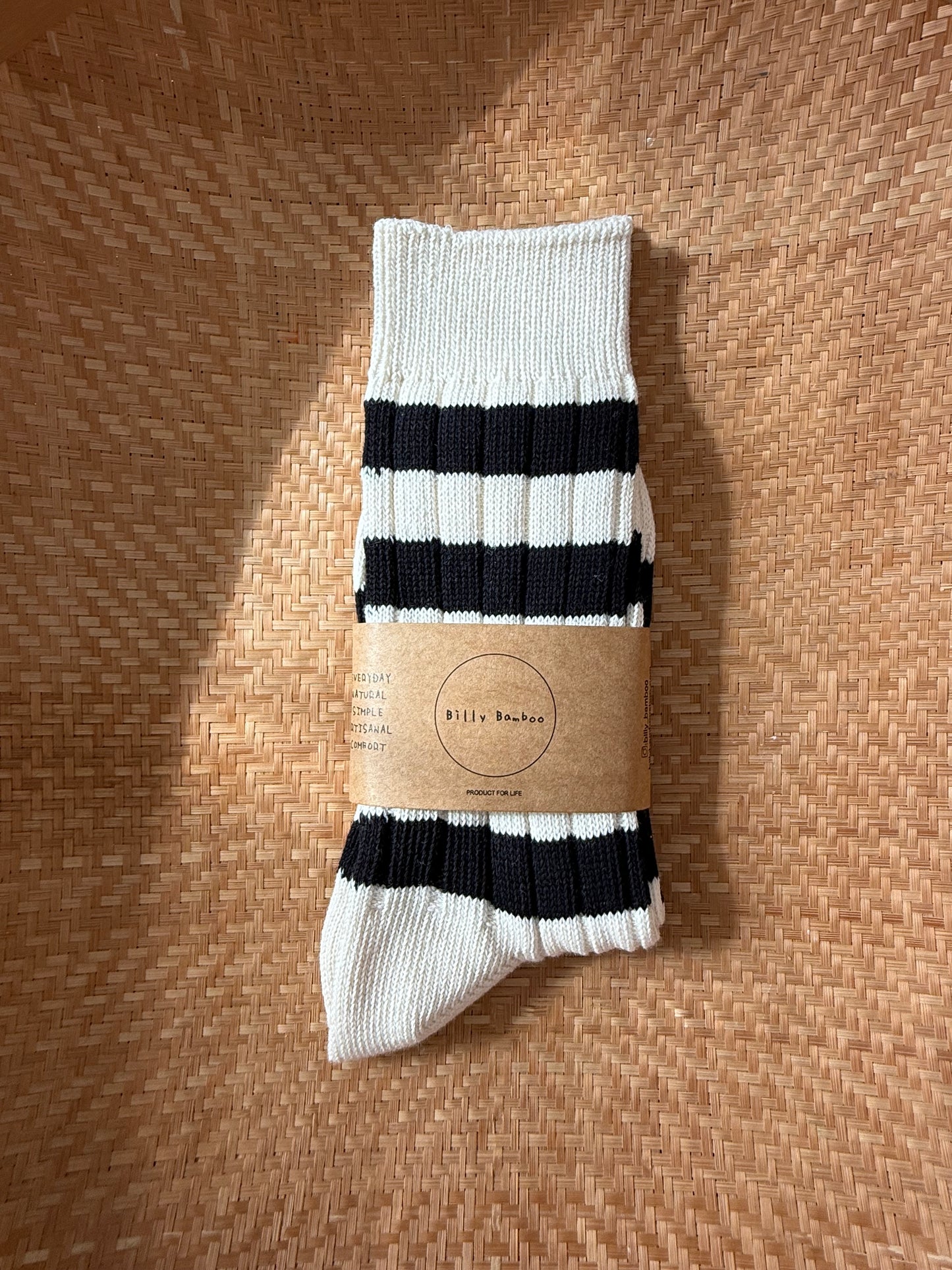 COLOR STRIPE HIGH SOCKS