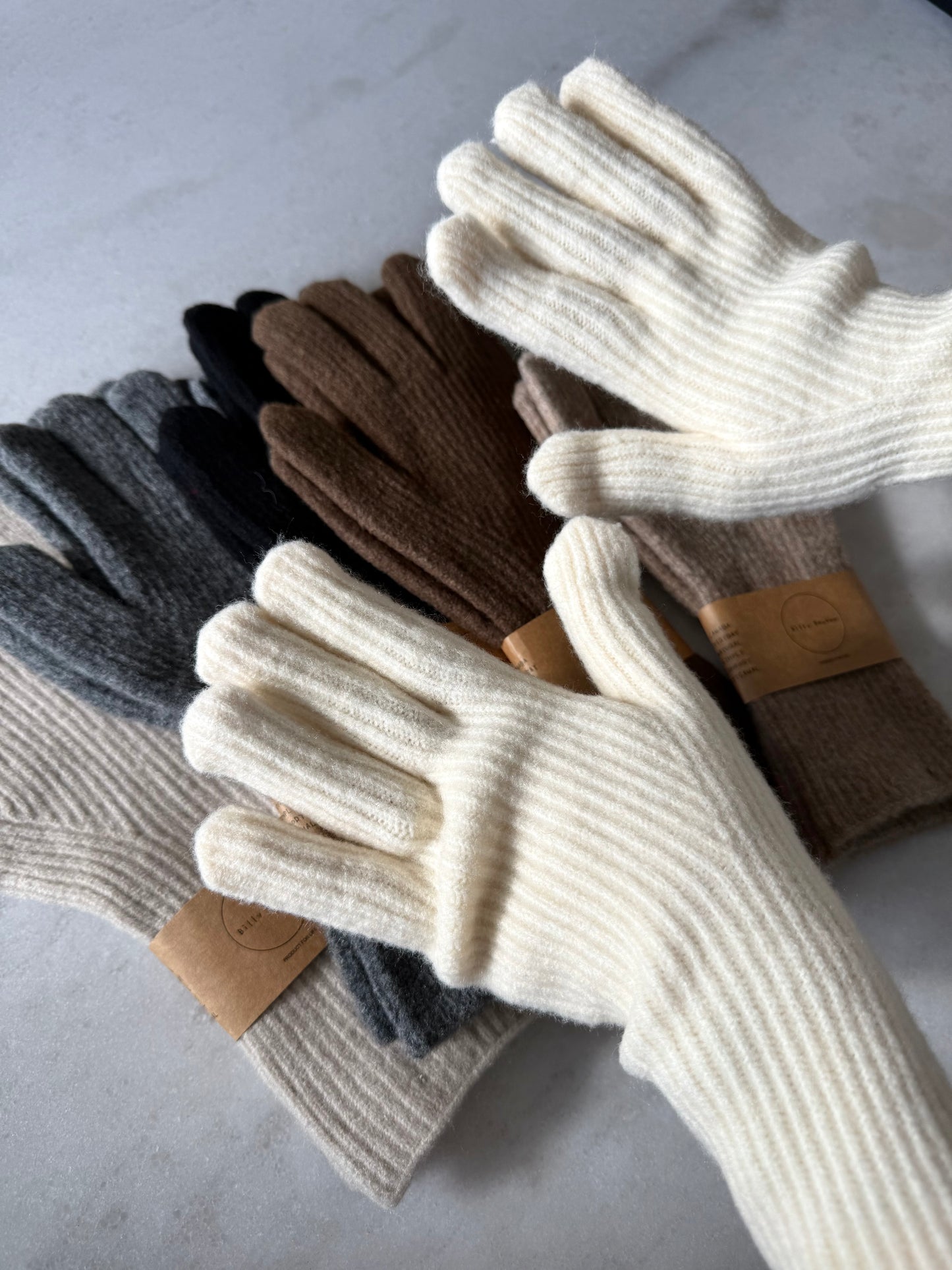 FUZZY WOOL TOUCH SCREEN GLOVES