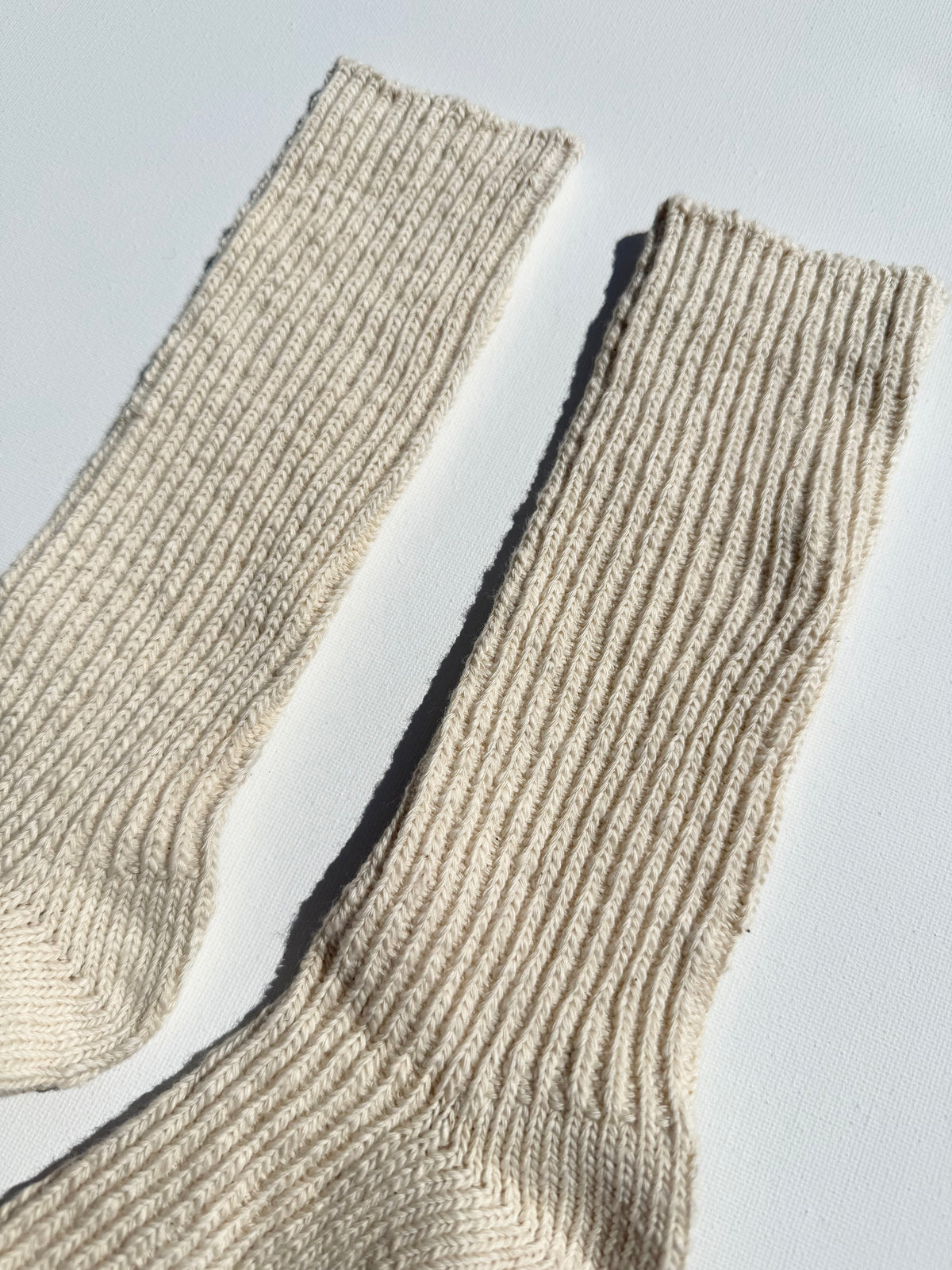 ORGANIC SLUB COTTON SOCKS