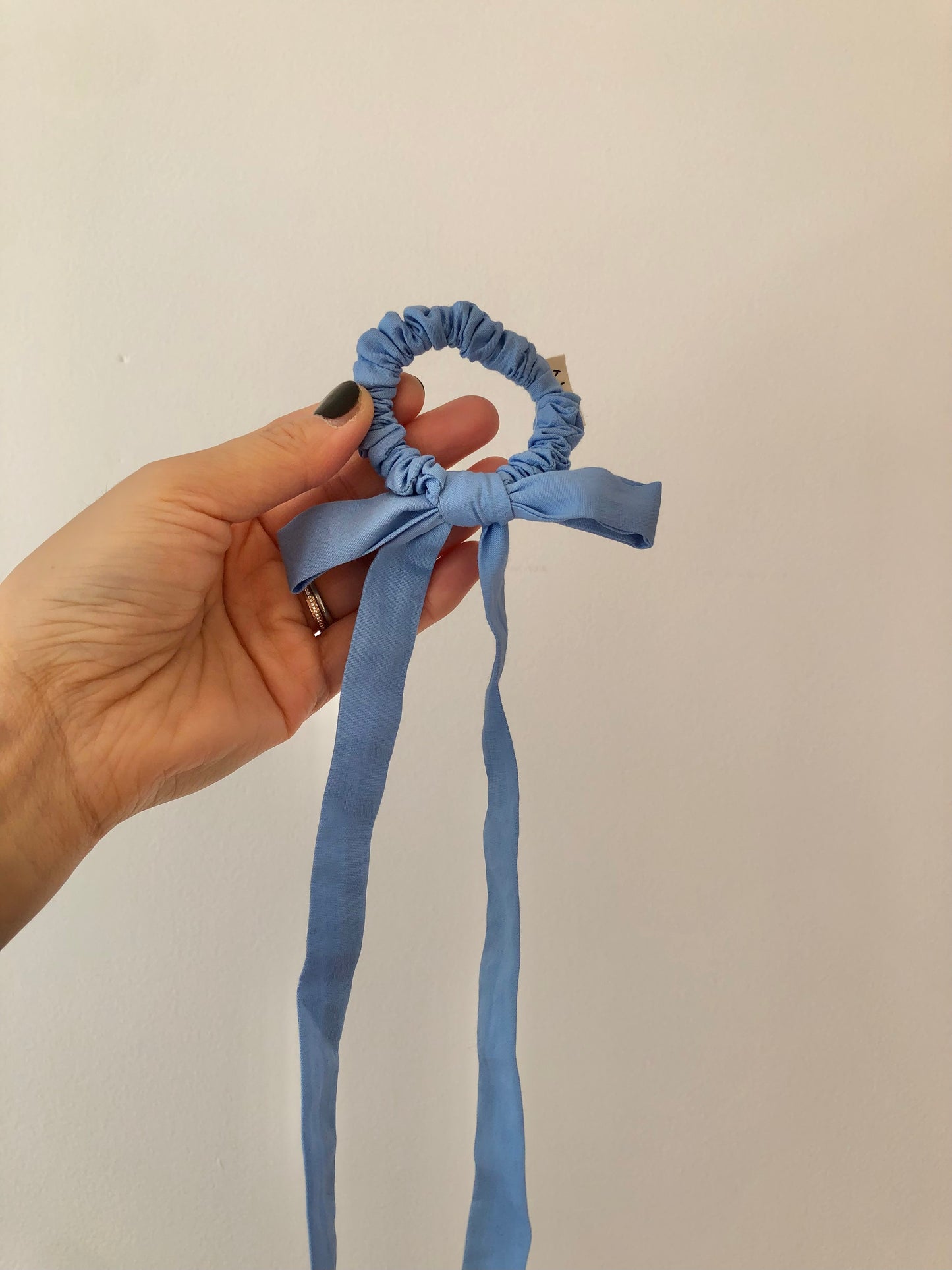 COTTON POPLIN MINI BOW SCRUNCHIES