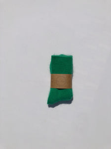 ANGORA WOOL SOCKS - crystal bright
