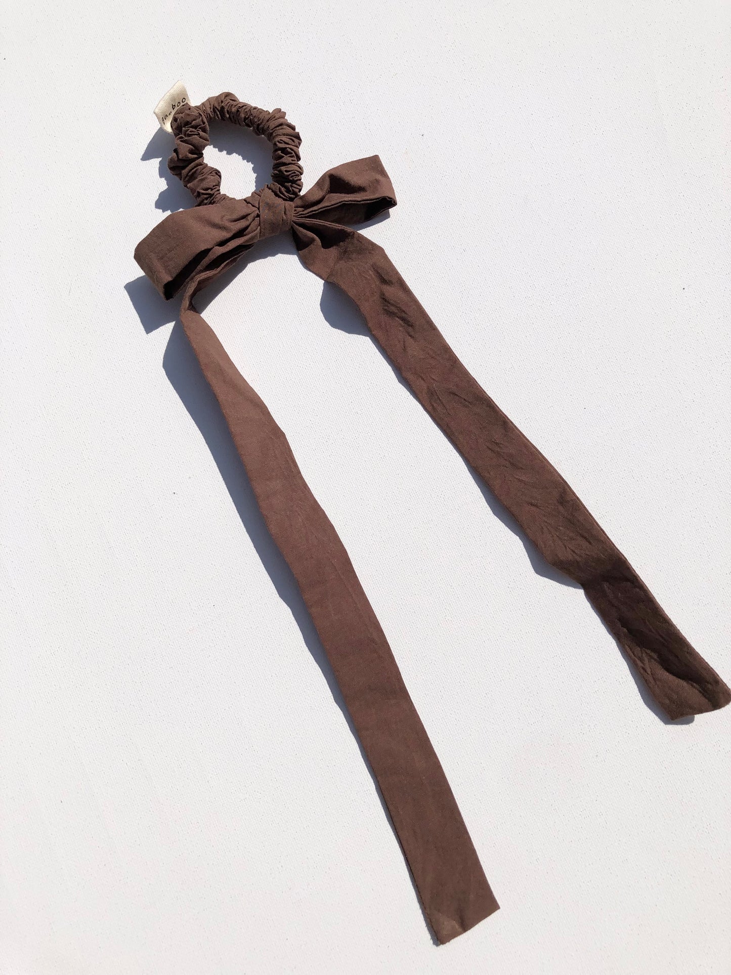 COTTON POPLIN MINI BOW SCRUNCHIES