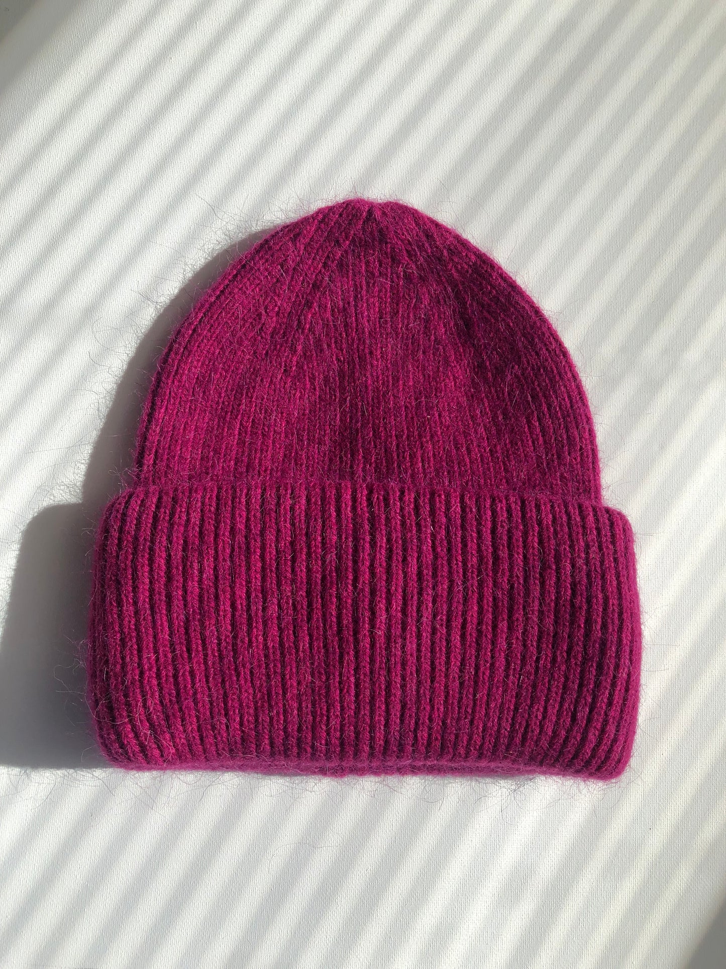 ROYAL ANGORA BEANIE - crystal brights