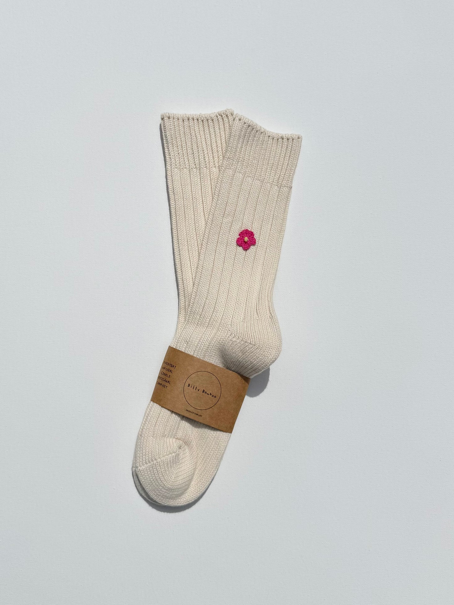 CROCHET MINI FLOWER SOCKS