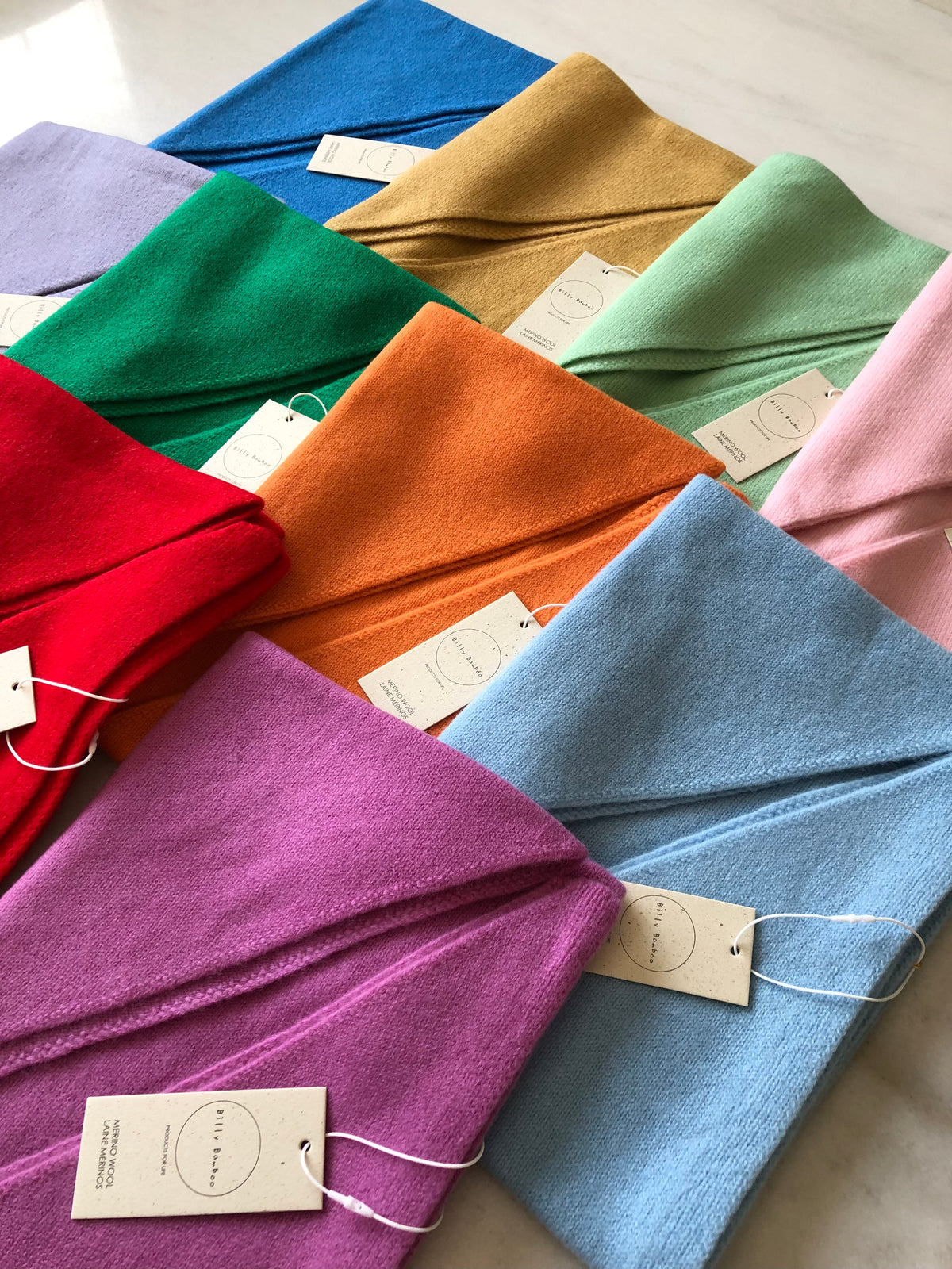MERINO WOOL CRAVAT SCARF - End of September