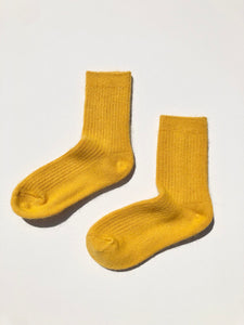 ANGORA WOOL SOCKS - crystal bright