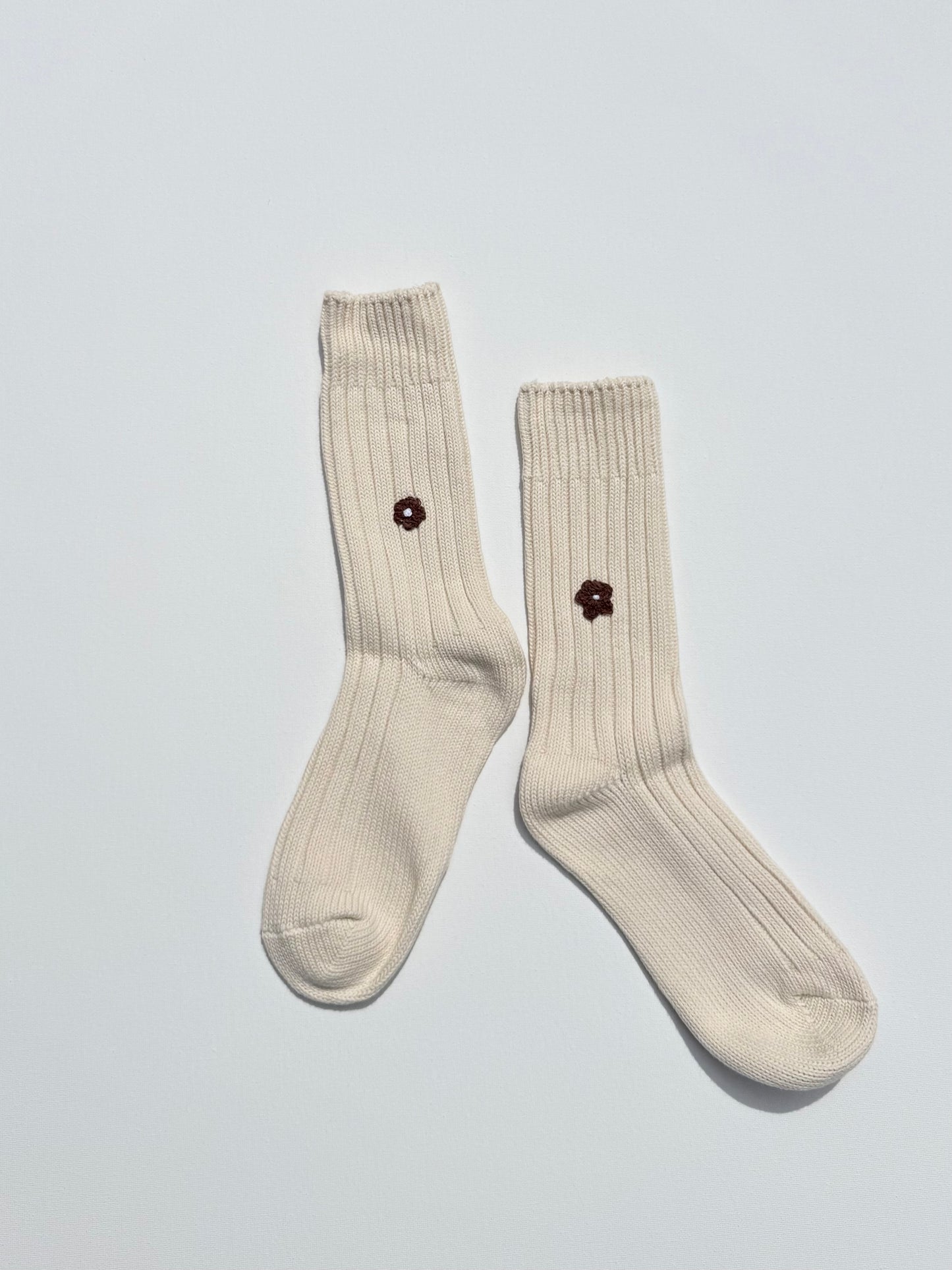 CROCHET MINI FLOWER SOCKS