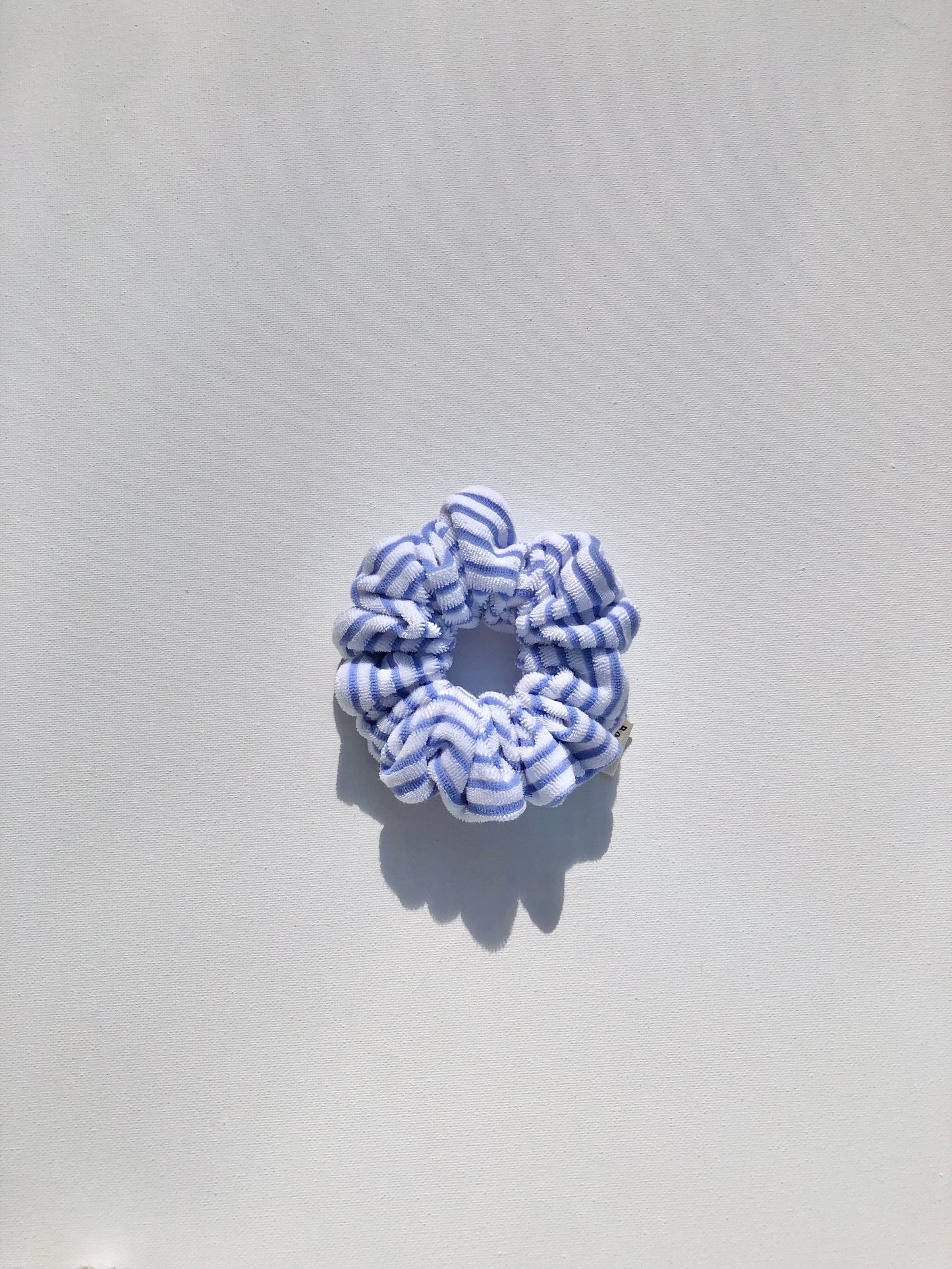 NOVA SCOTIA TOWELLING STRIPE SCRUNCHIES - neutral