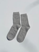 Load image into Gallery viewer, FLUFFY ANGORA SOCKS - NEUTRAL