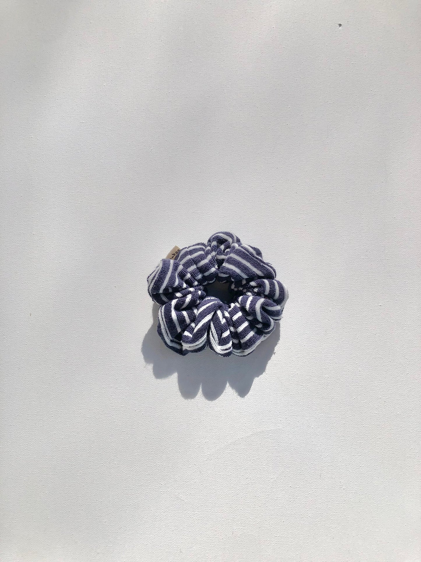 NOVA SCOTIA TOWELLING STRIPE SCRUNCHIES - neutral