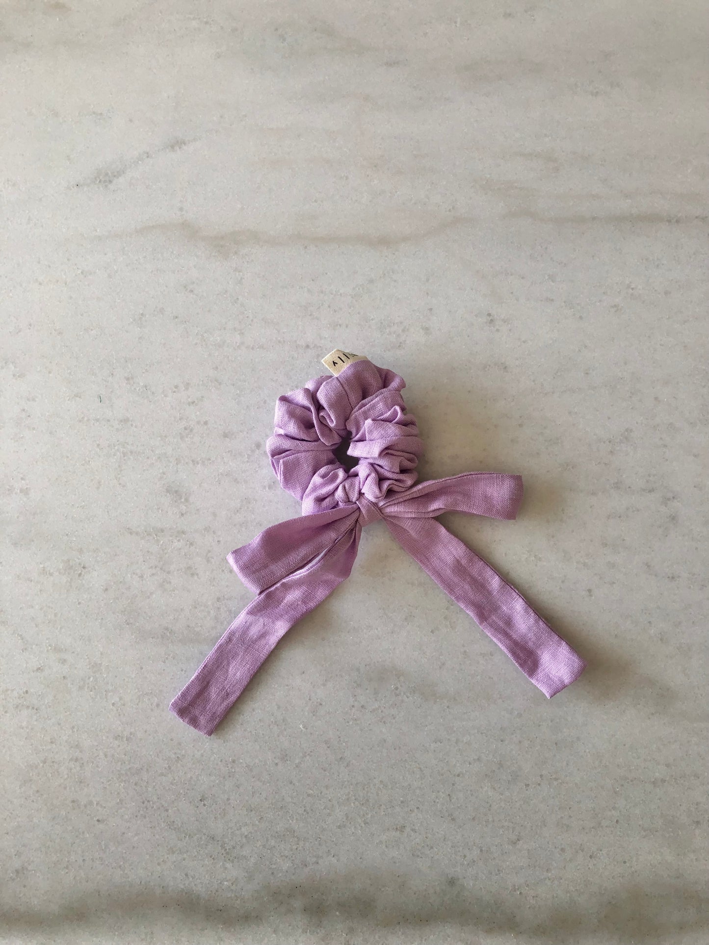 PURE LINEN SCRUNCHIES - bright