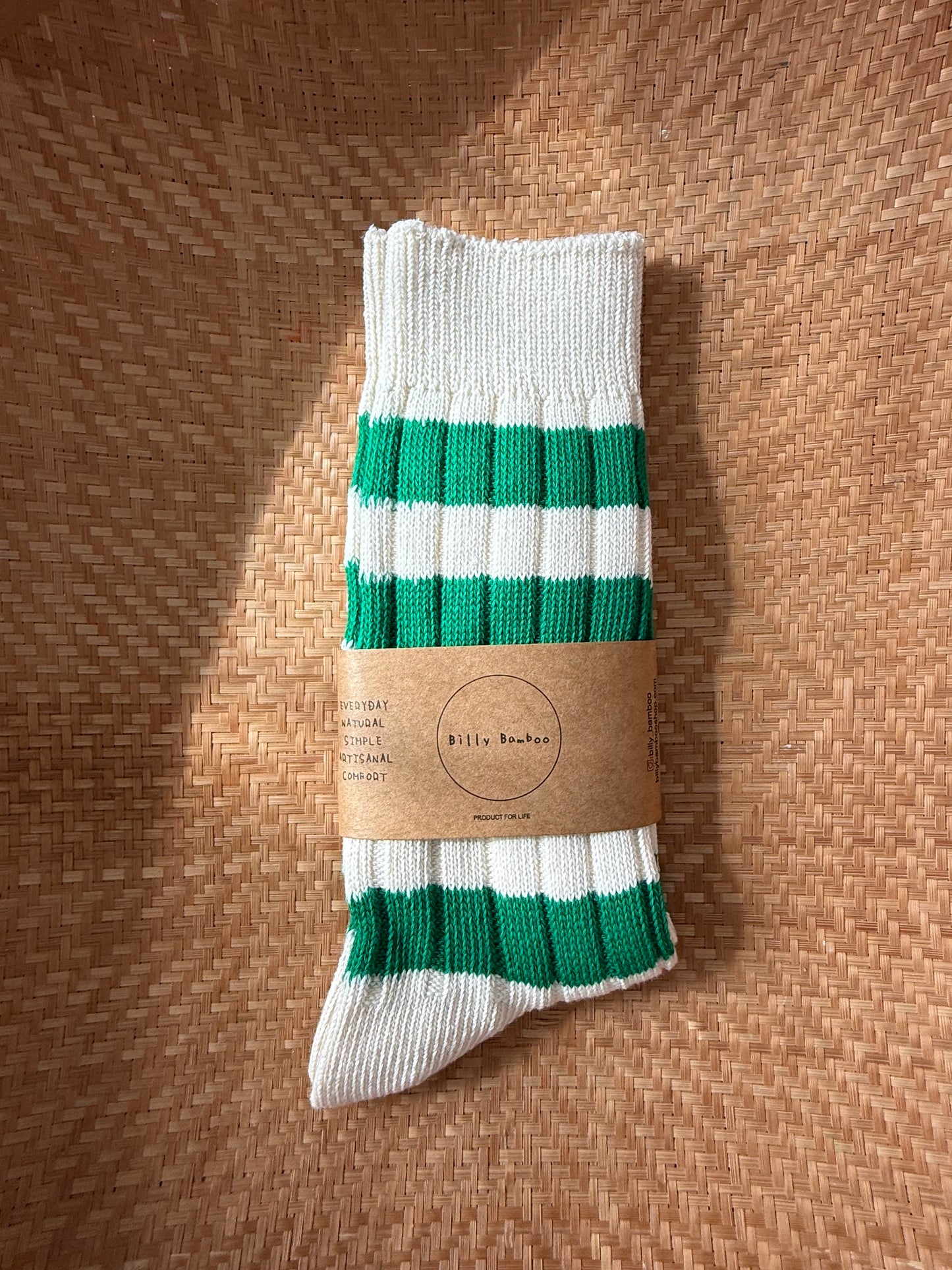 COLOR STRIPE HIGH SOCKS