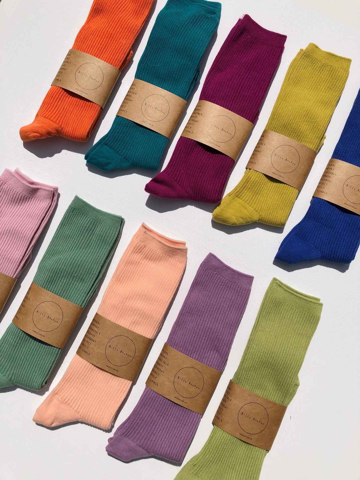 SMART HIGH COTTON SOCKS - bright
