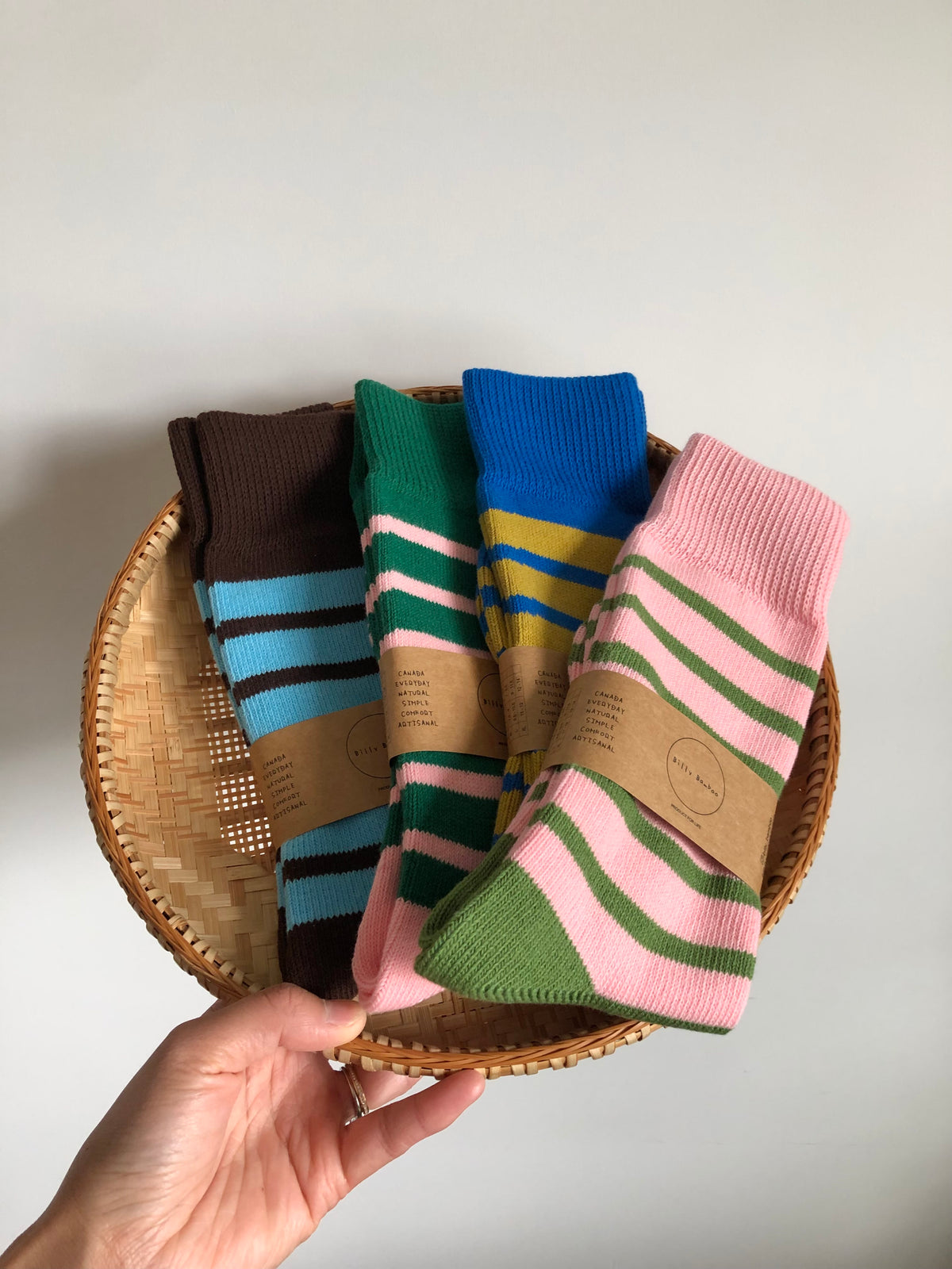 MAKINO POP STRIPE HIGH SOCKS